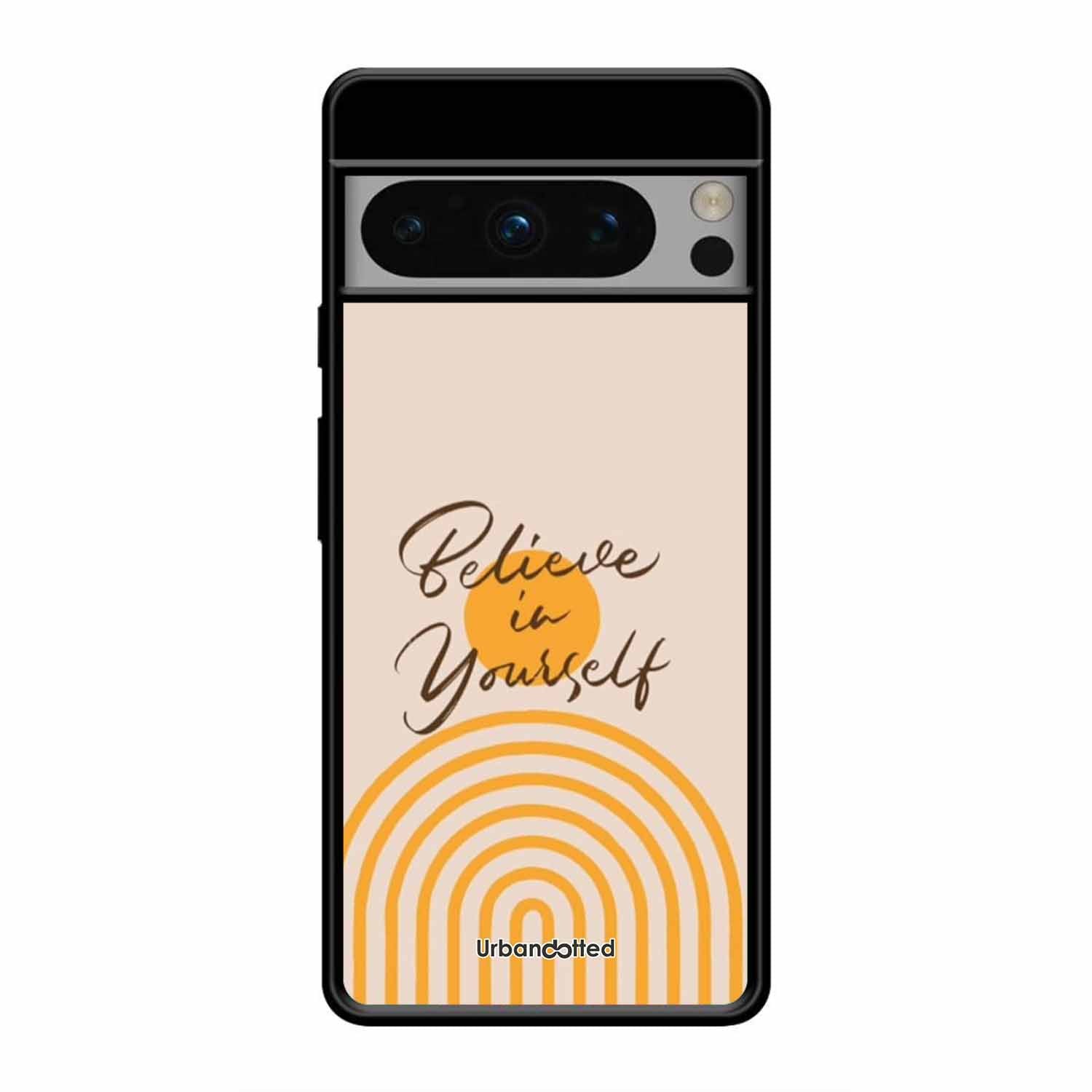 Believe In Yourself Rainbow Glass Case For Google Pixel 8 Pro