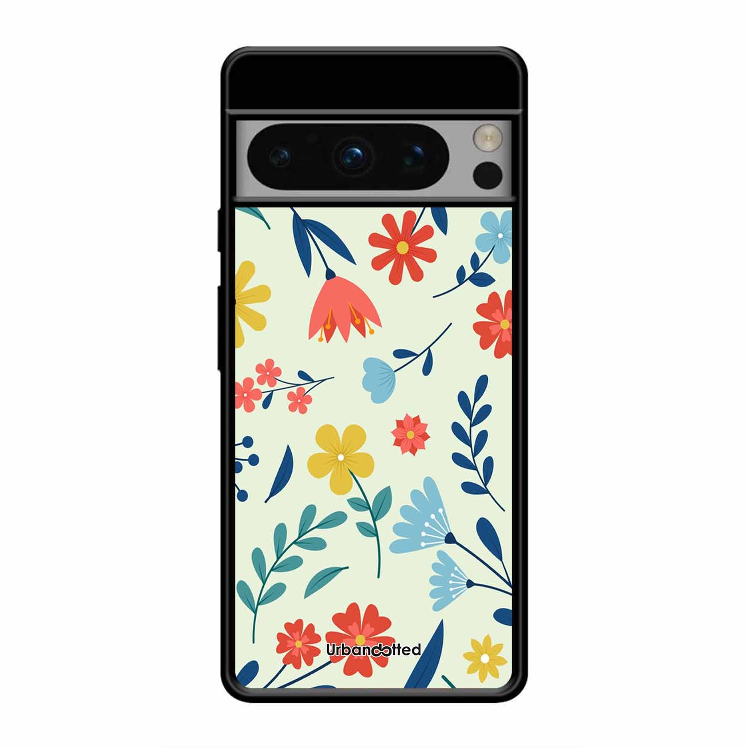 Colorful Wildflower Meadow Glass Case For Google Pixel 8 Pro