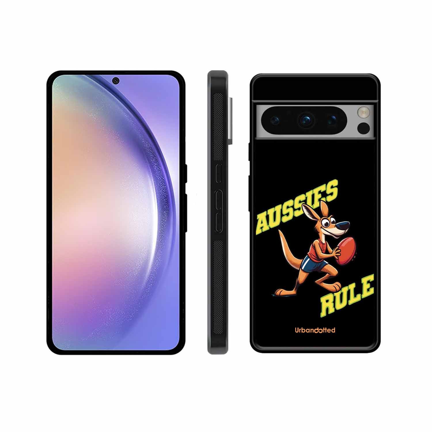 Aussies Rule Football Glass Case For Google Pixel 8 Pro