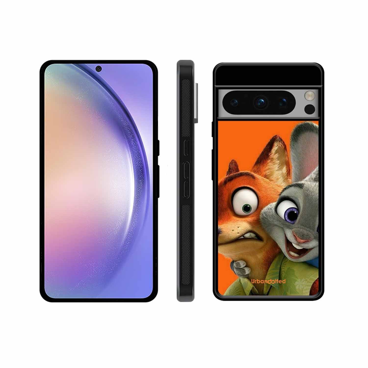Zootopia Friends Glass Case For Google Pixel 8 Pro