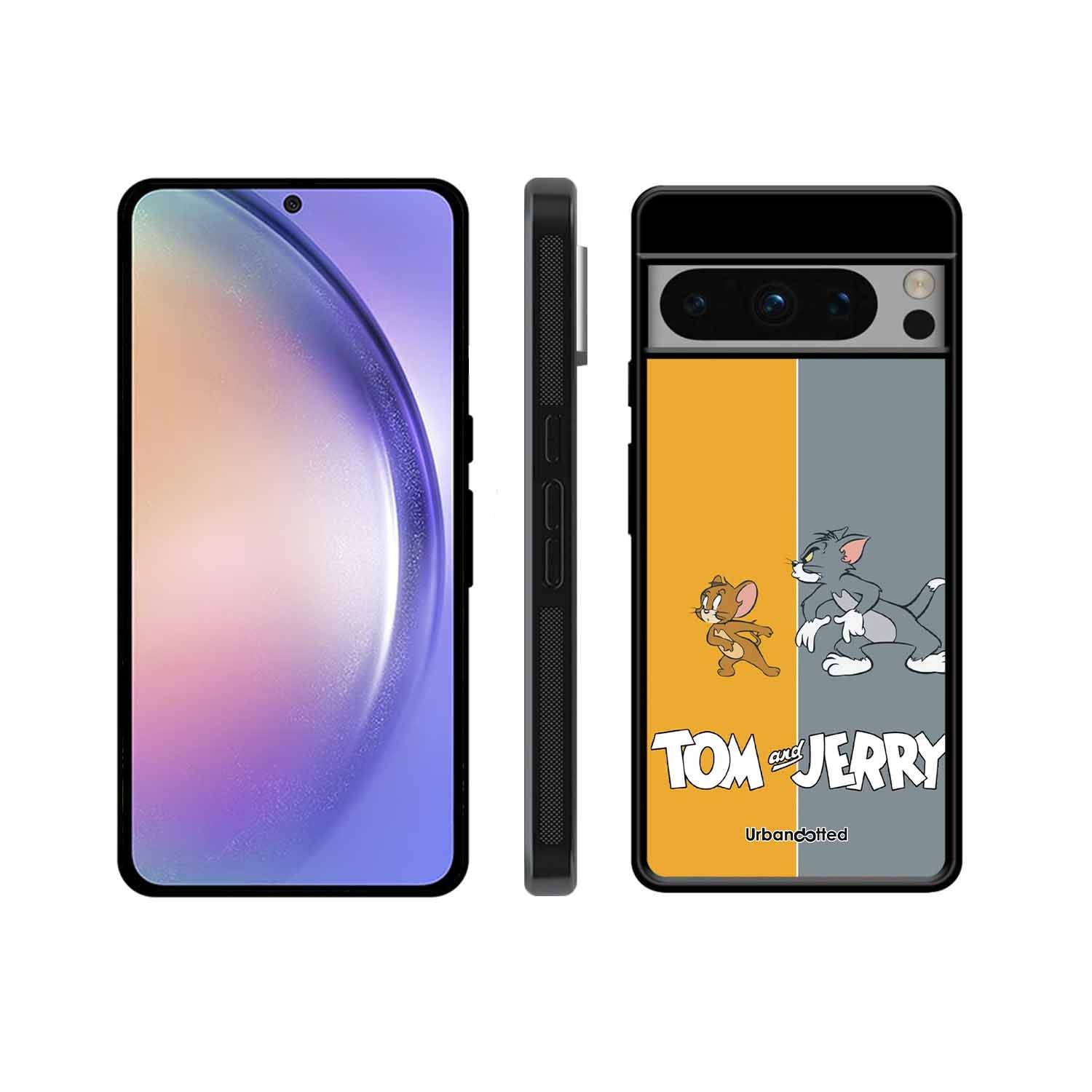 Tom and Jerry Chase Glass Case For Google Pixel 8 Pro