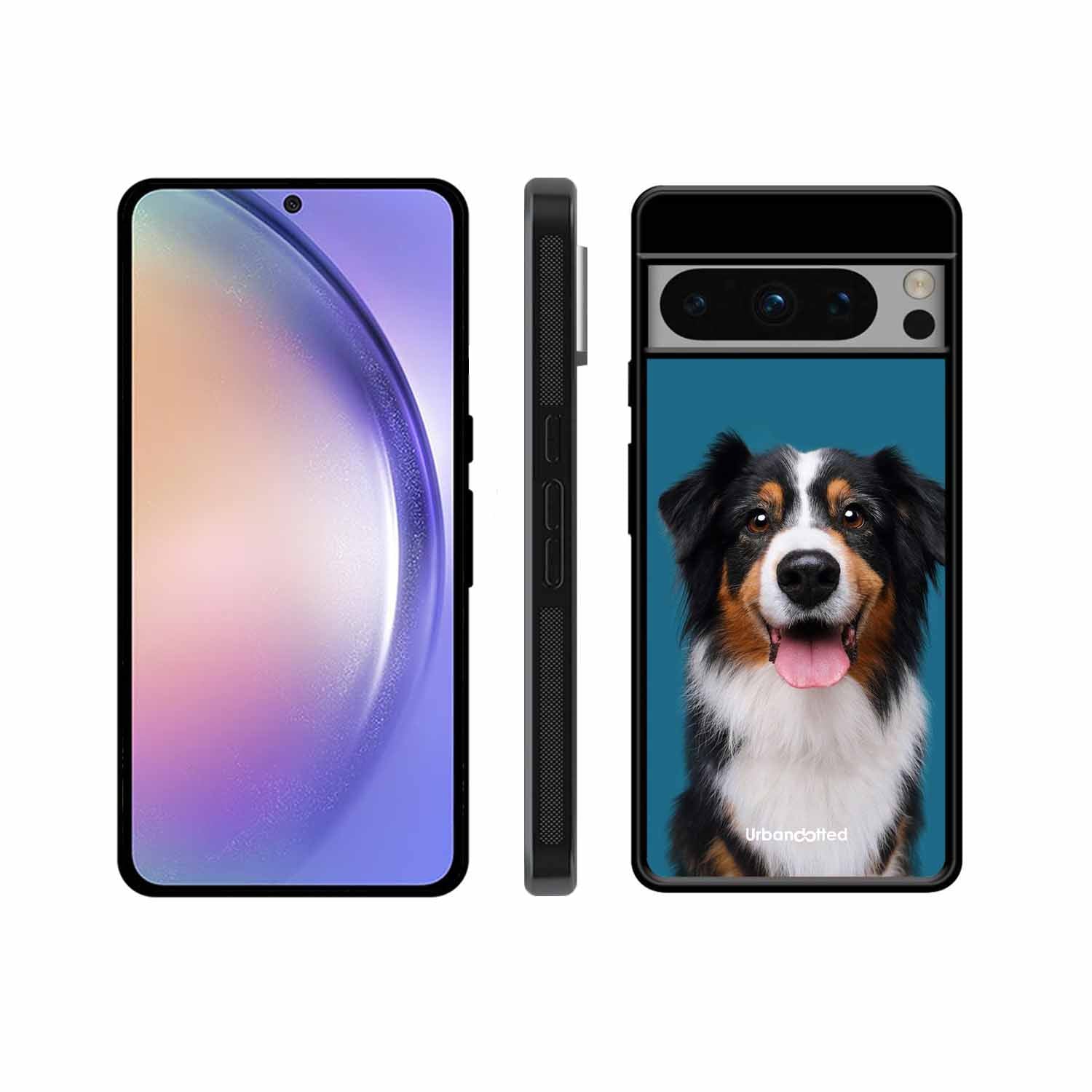 Aussie Shepherd Smile Glass Case For Google Pixel 8 Pro