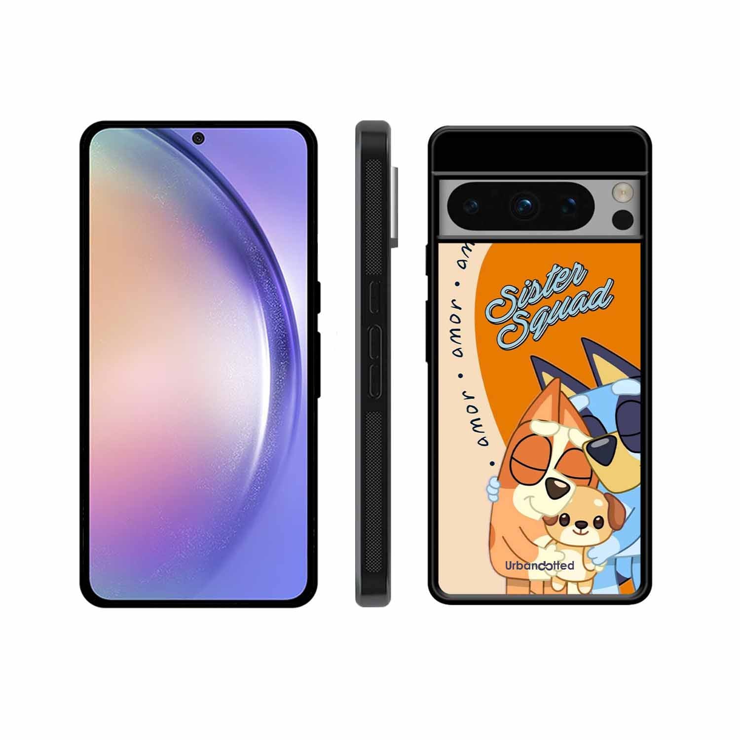 Aussie Cartoon Sisters Glass Case For Google Pixel 8 Pro