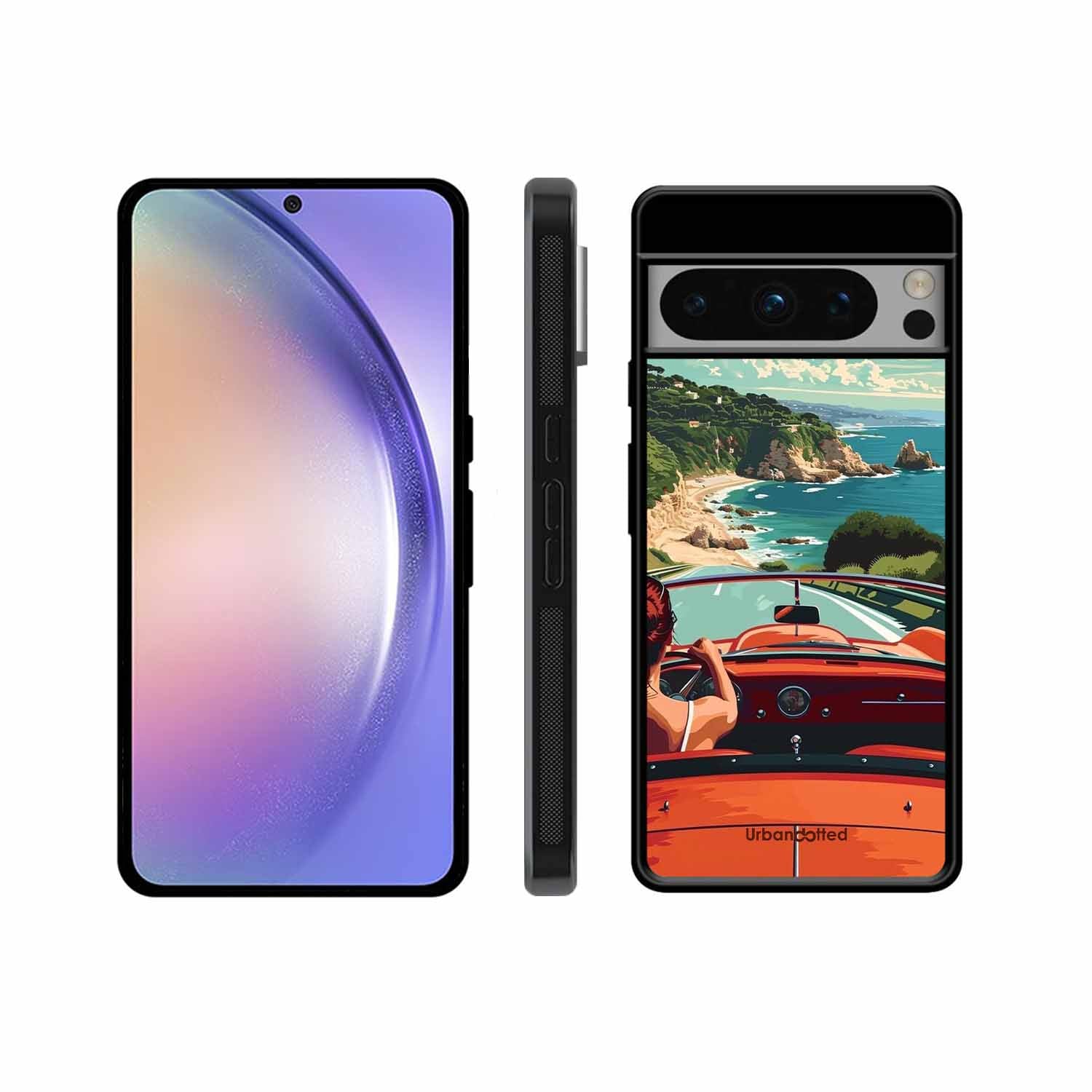 Ocean Breeze Road Trip Glass Case For Google Pixel 8 Pro
