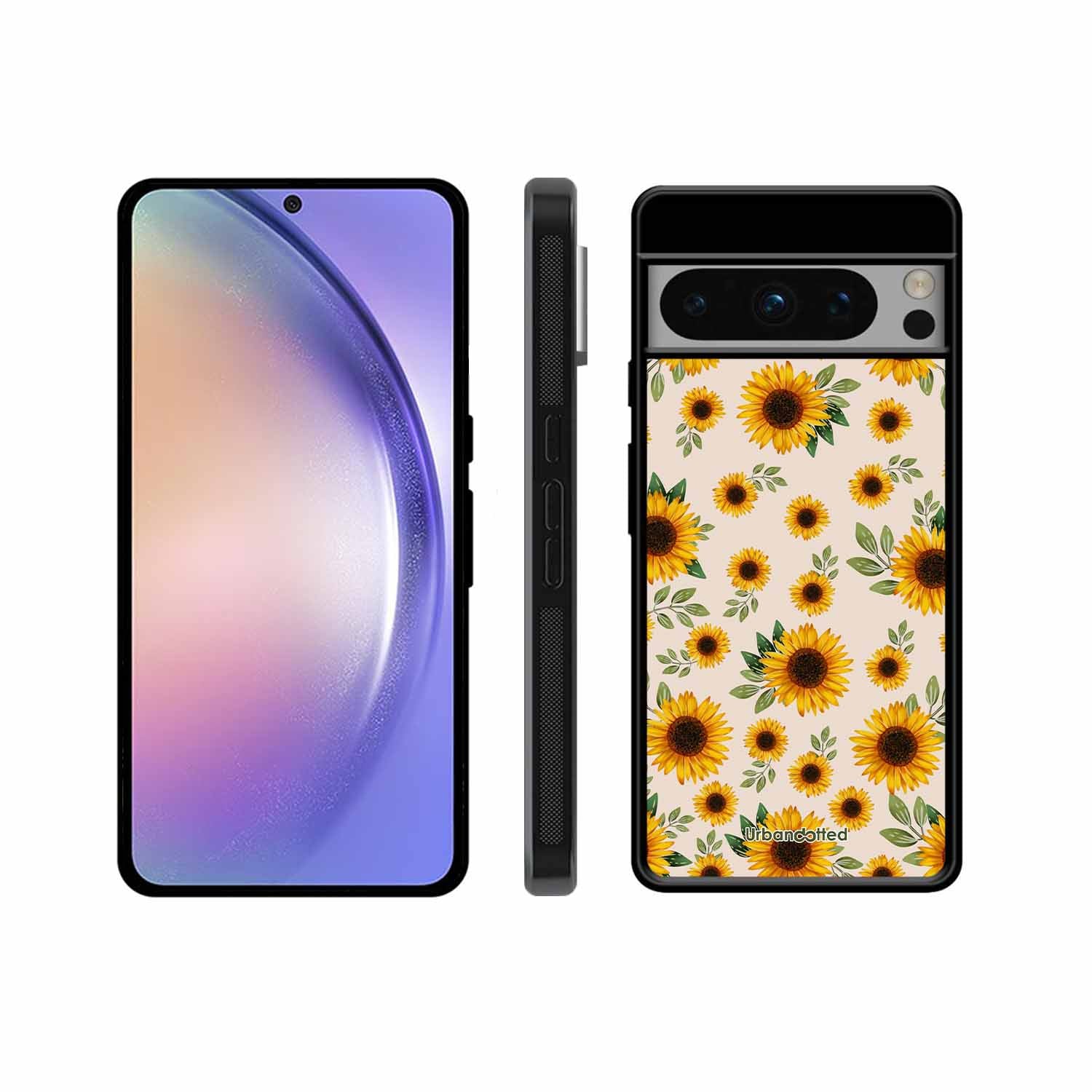 Summer Sunflowers Glass Case For Google Pixel 8 Pro