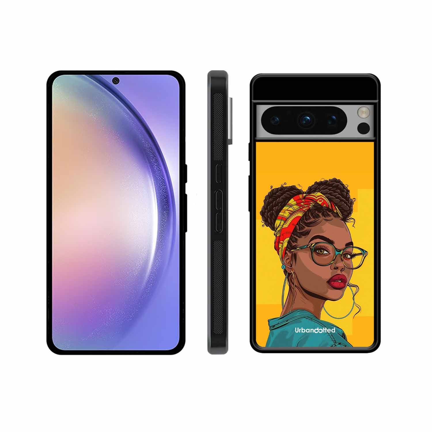 Headscarf Beauty Glass Case For Google Pixel 8 Pro
