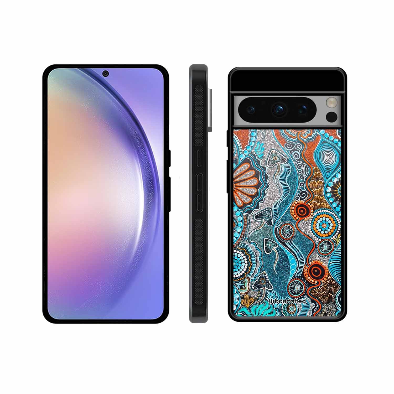 Aboriginal Art Story Glass Case For Google Pixel 8 Pro