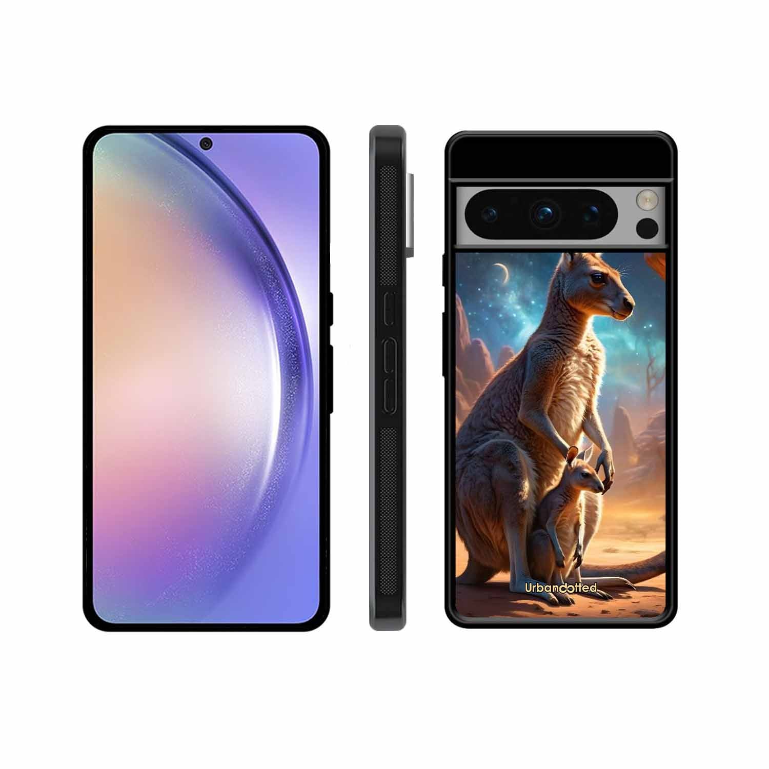 Kangaroo Mother Love Glass Case For Google Pixel 8 Pro
