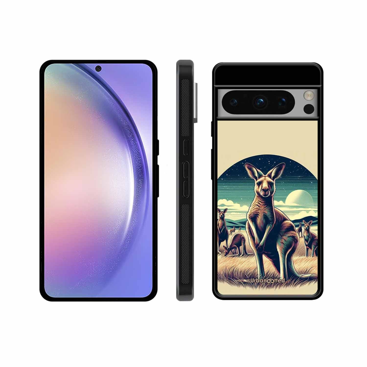 Kangaroo Mob Moonlight Glass Case For Google Pixel 8 Pro