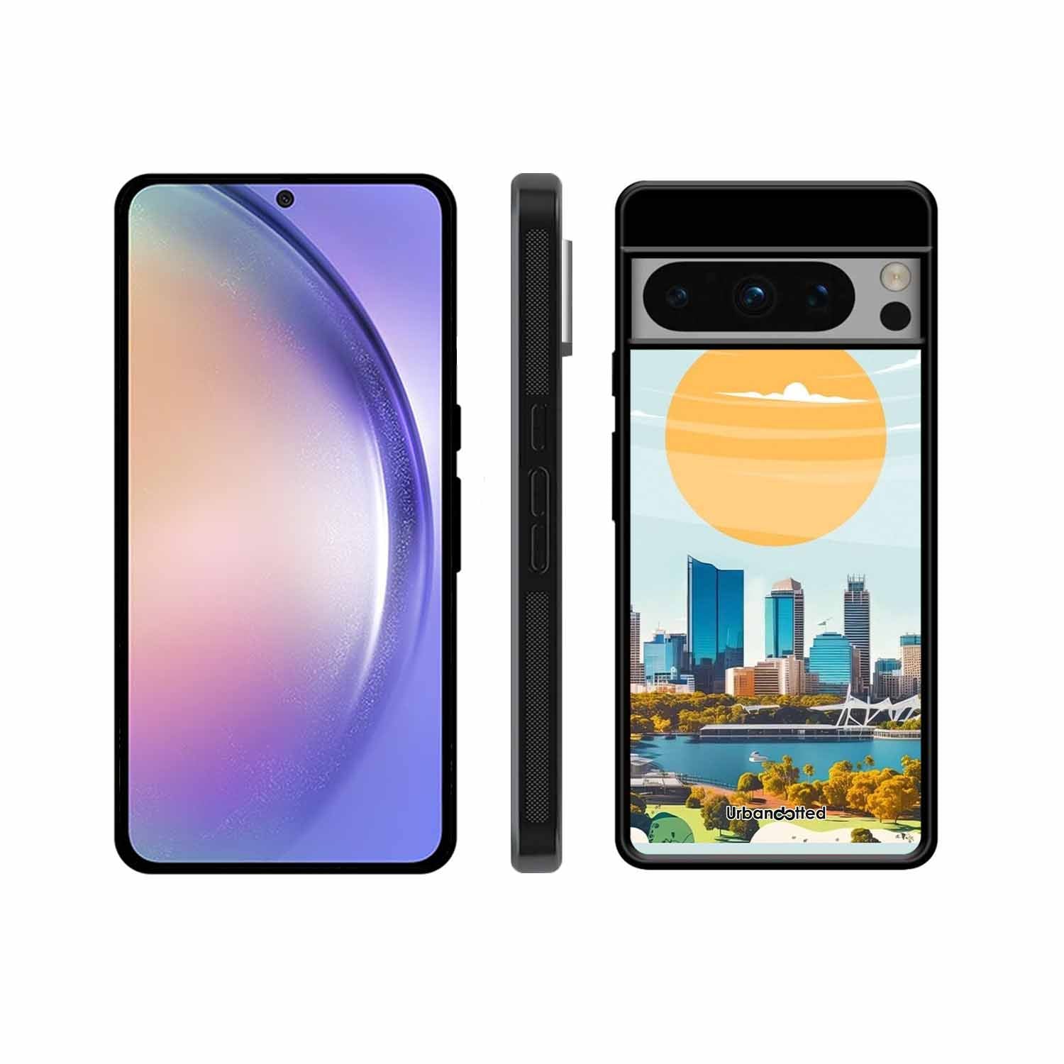 Western Australia Cityscape Glass Case For Google Pixel 8 Pro