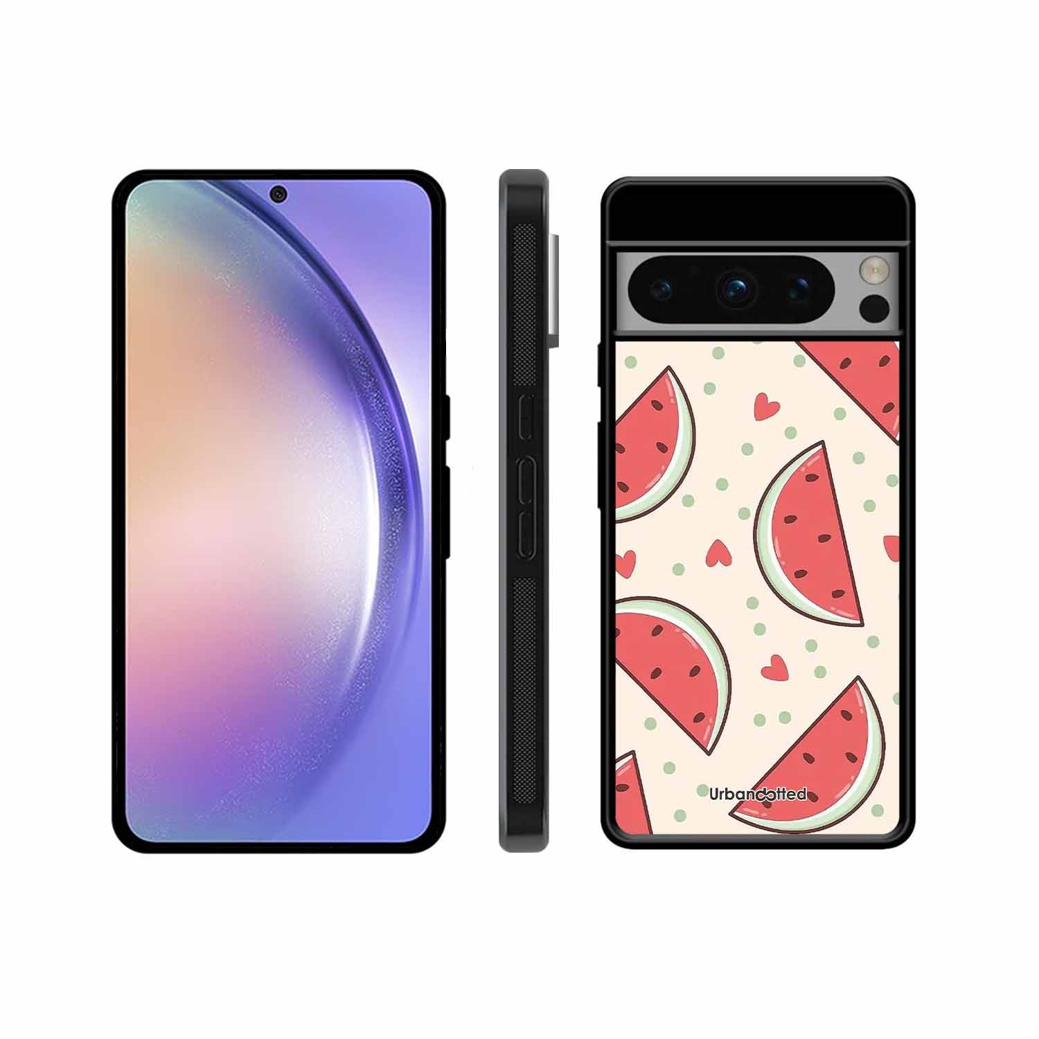 Watermelon Slice Fun Glass Case For Google Pixel 8 Pro