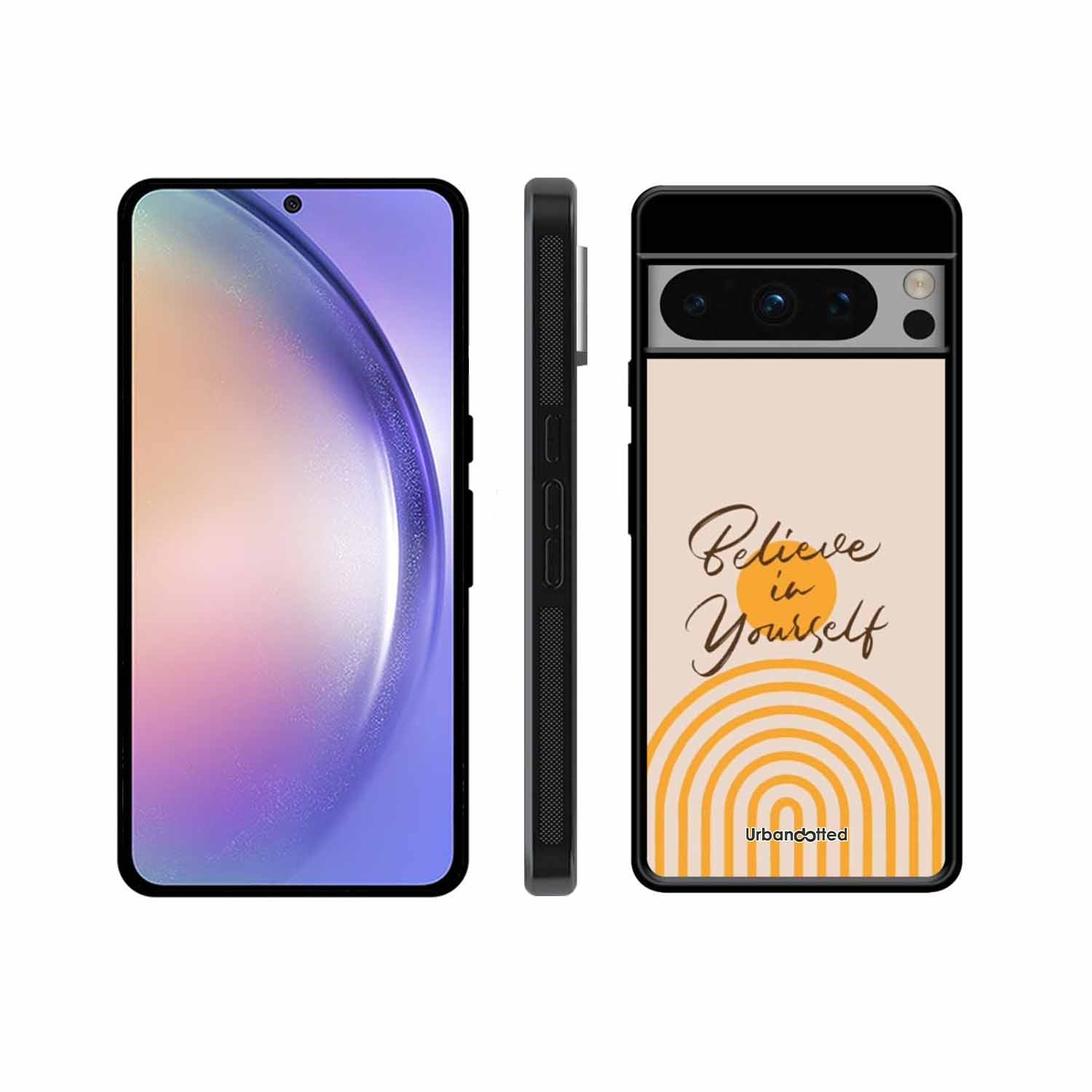 Believe In Yourself Rainbow Glass Case For Google Pixel 8 Pro