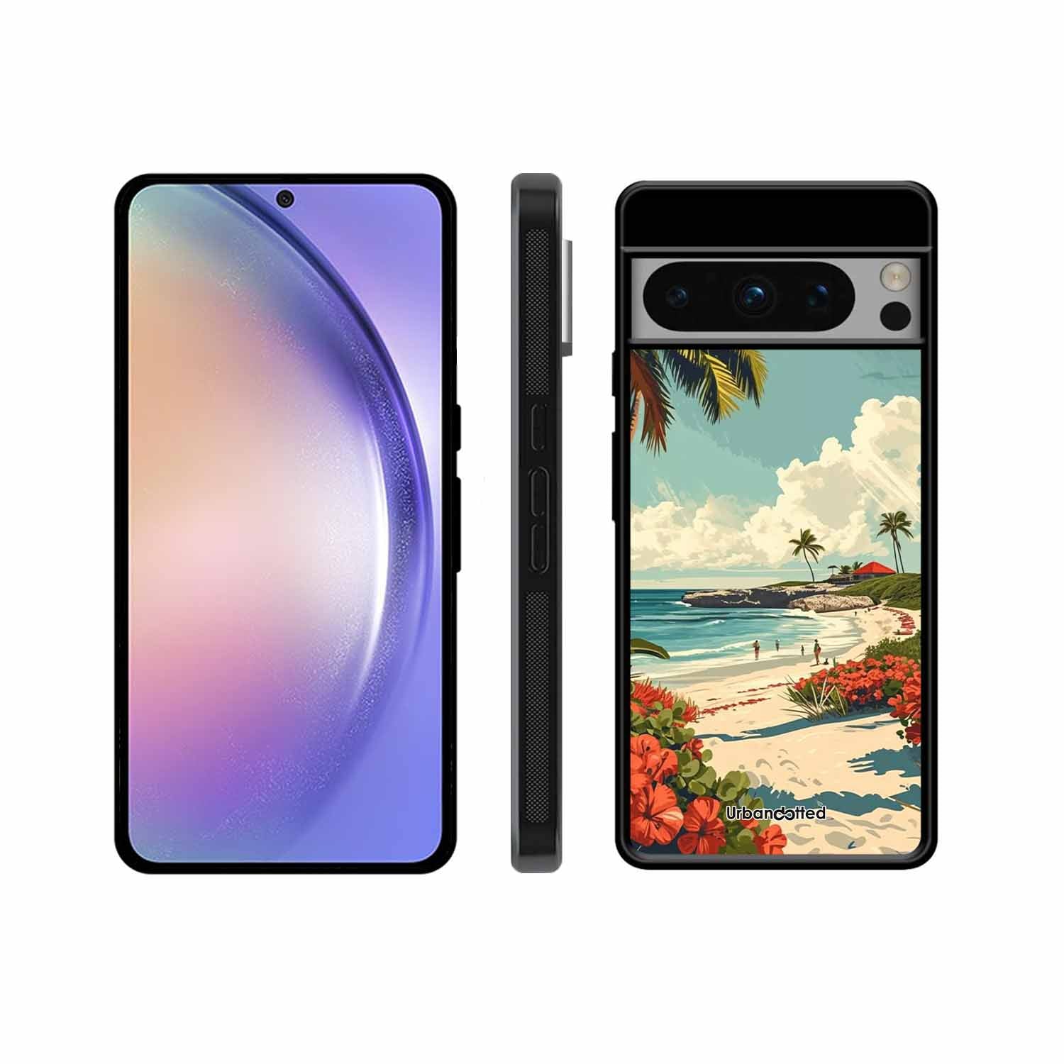 Tropical Beach Paradise Glass Case For Google Pixel 8 Pro