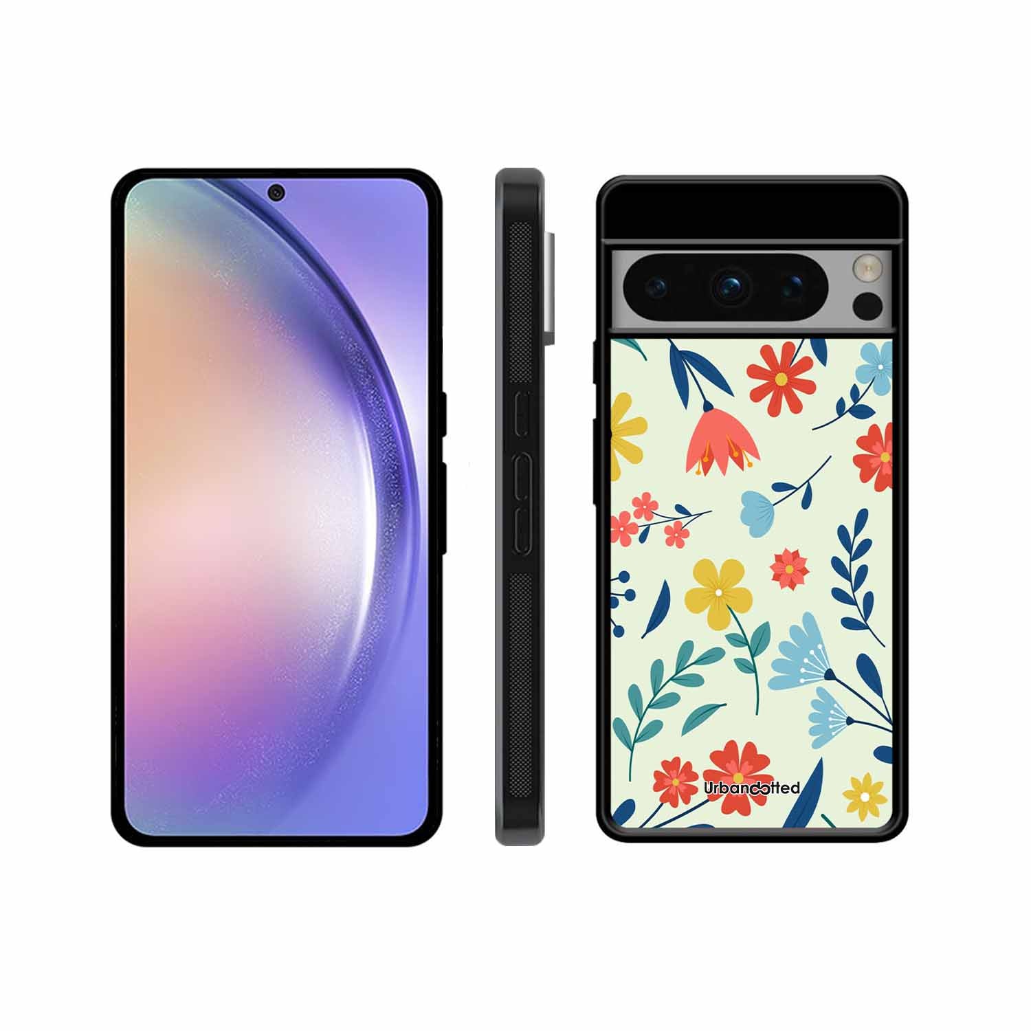 Colorful Wildflower Meadow Glass Case For Google Pixel 8 Pro