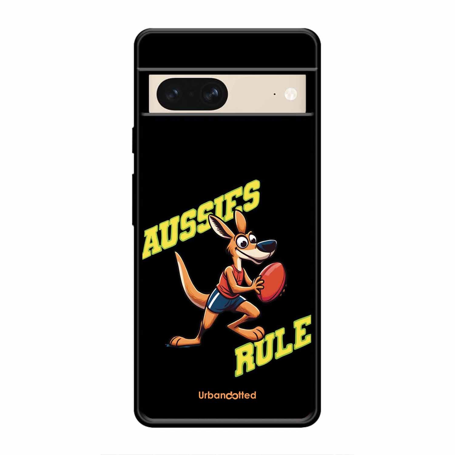 Aussies Rule Football Glass Case For Google Pixel 8