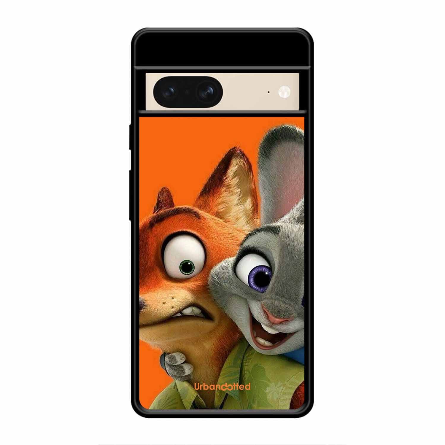 Zootopia Friends Glass Case For Google Pixel 8