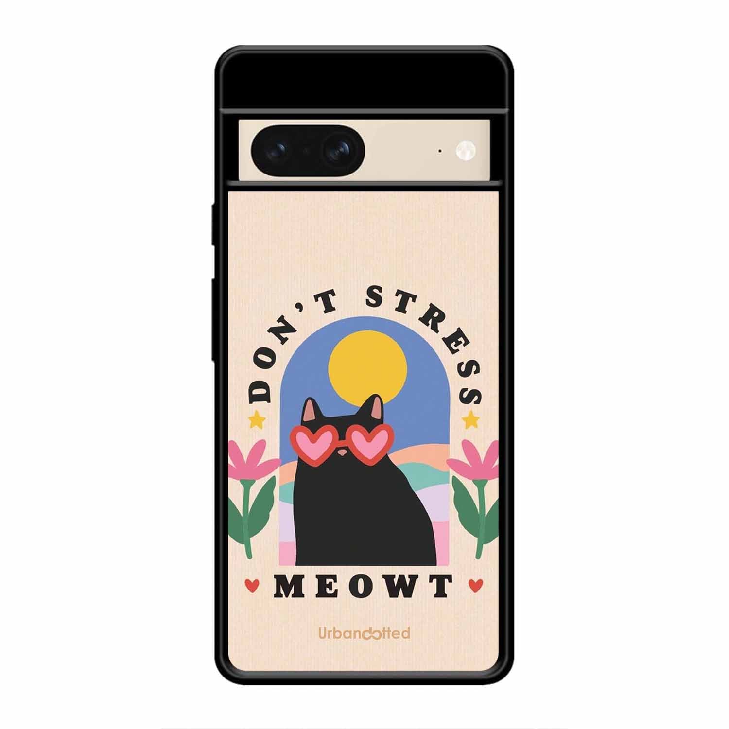 Don't Stress Meowt Glass Case For Google Pixel 8