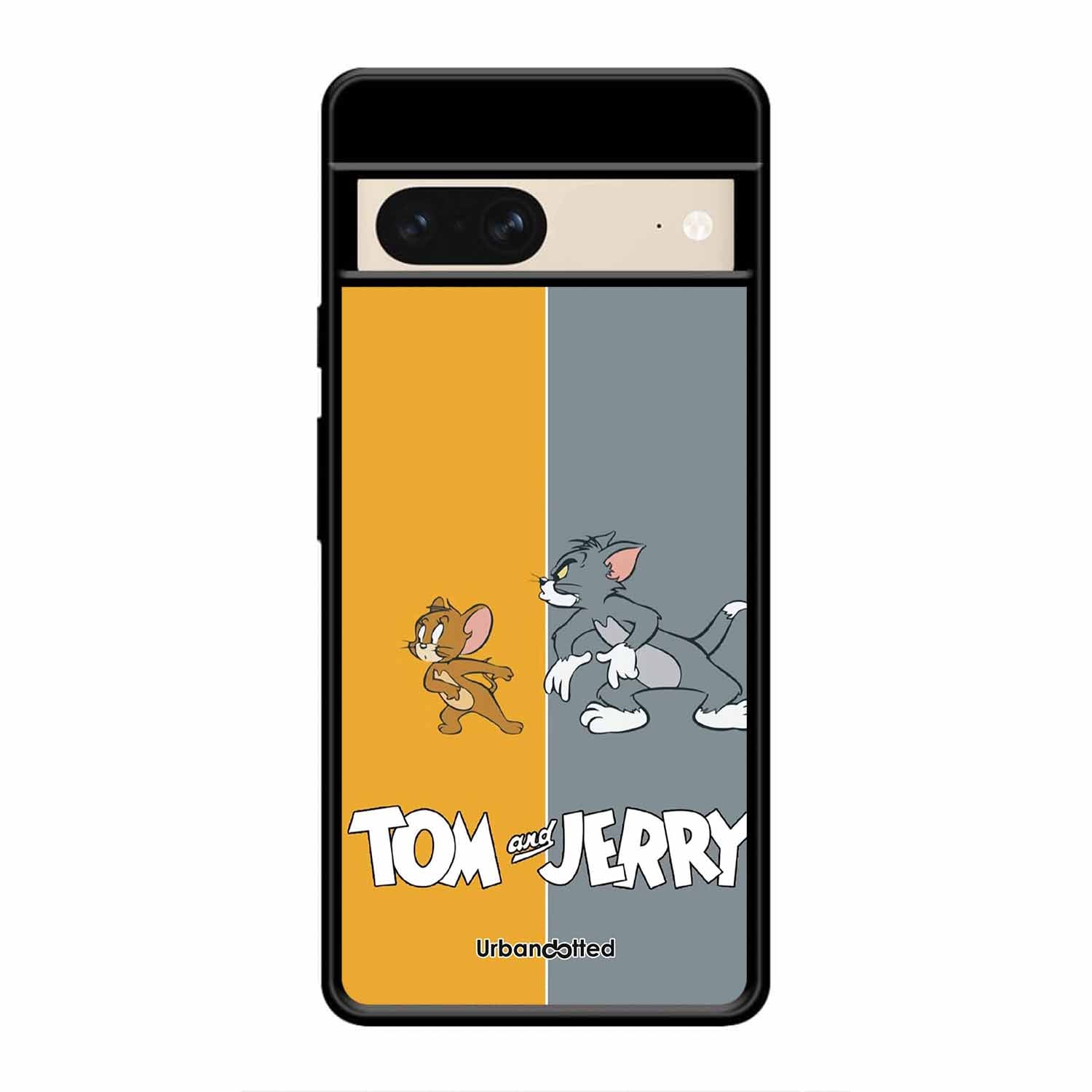Tom and Jerry Chase Glass Case For Google Pixel 8