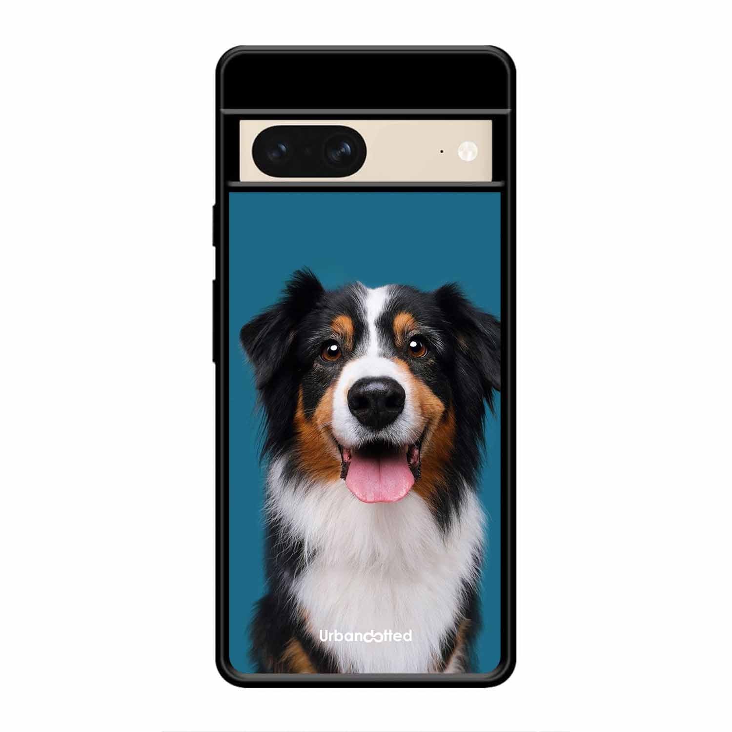 Aussie Shepherd Smile Glass Case For Google Pixel 8