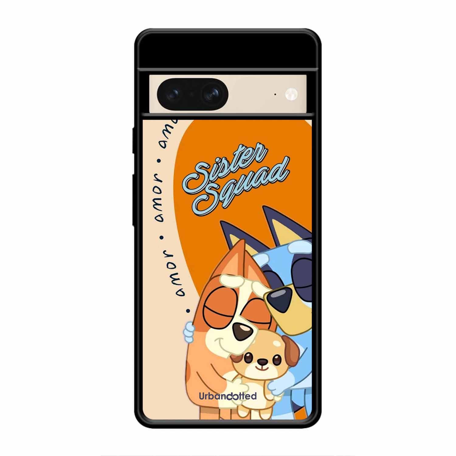 Aussie Cartoon Sisters Glass Case For Google Pixel 8