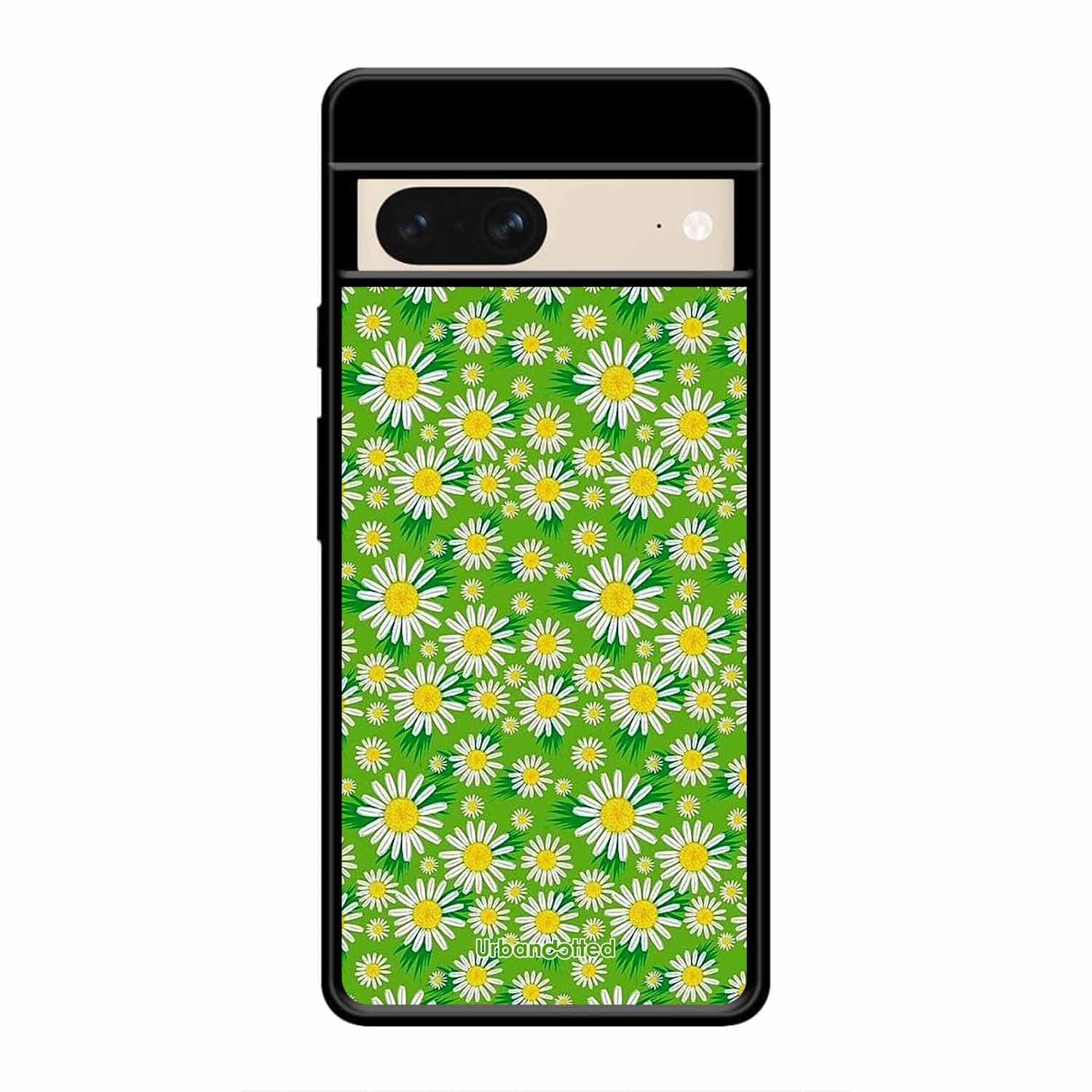 Cheerful Daisy Glass Case For Google Pixel 8