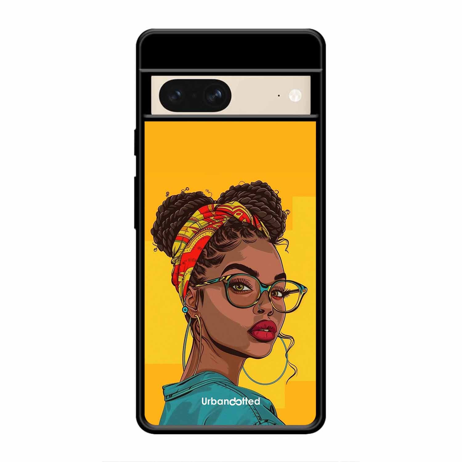 Headscarf Beauty Glass Case For Google Pixel 8