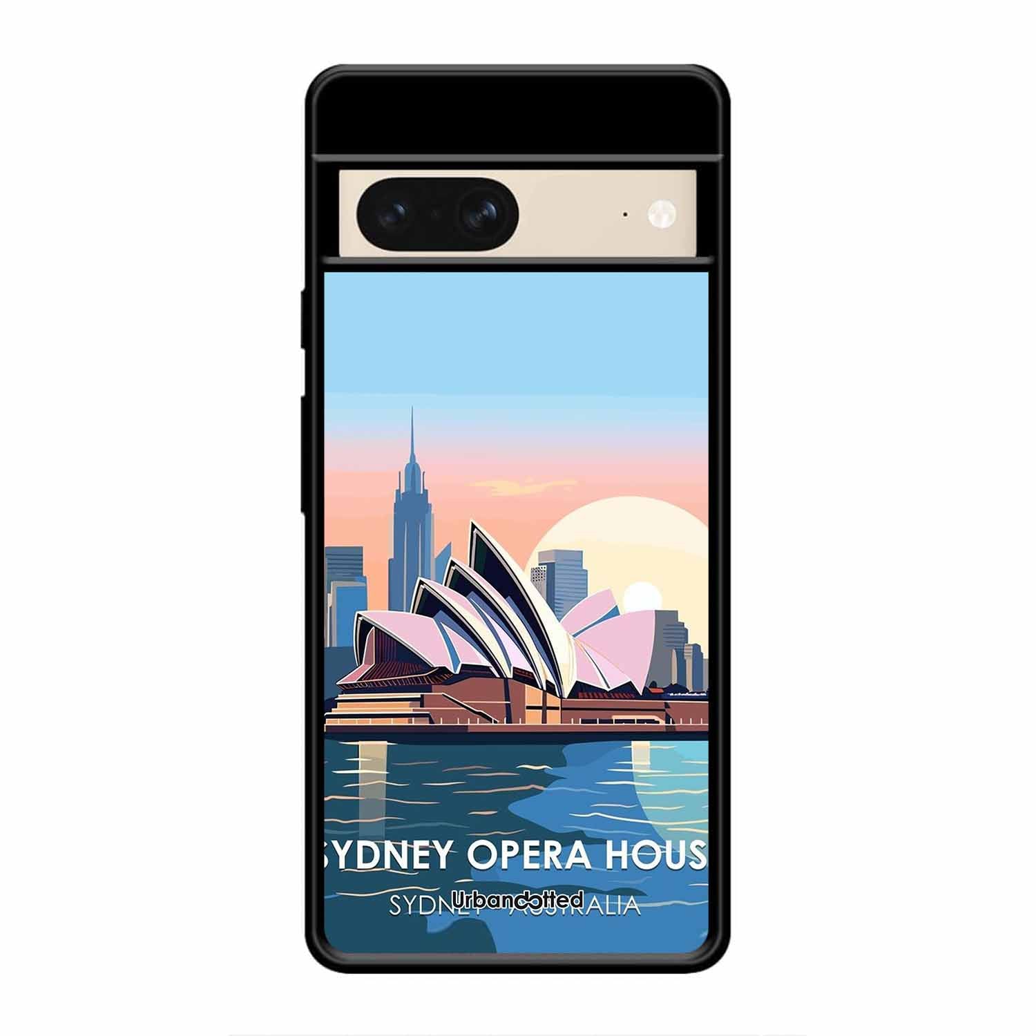 Sydney Opera House Sunrise Glass Case For Google Pixel 8