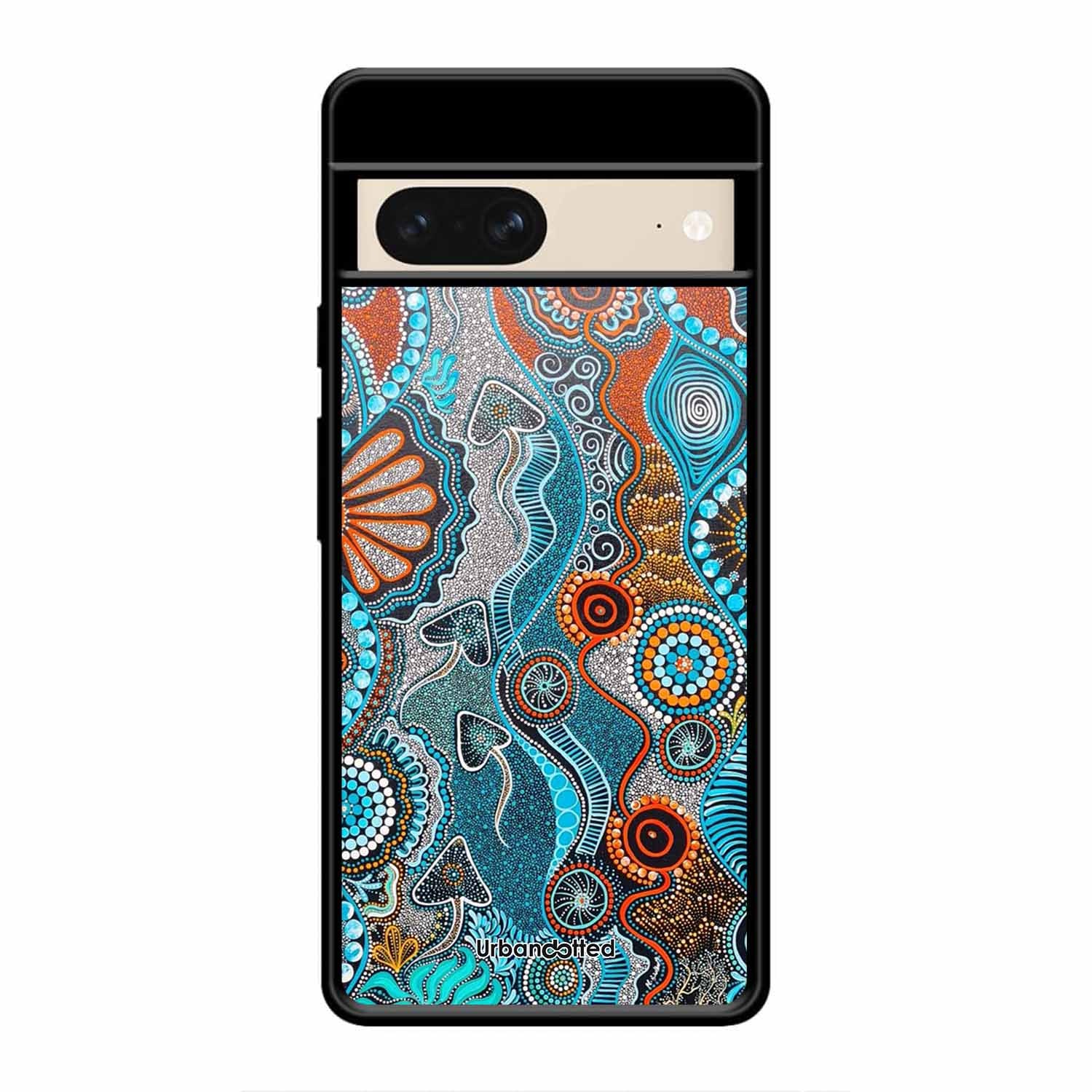 Aboriginal Art Story Glass Case For Google Pixel 8