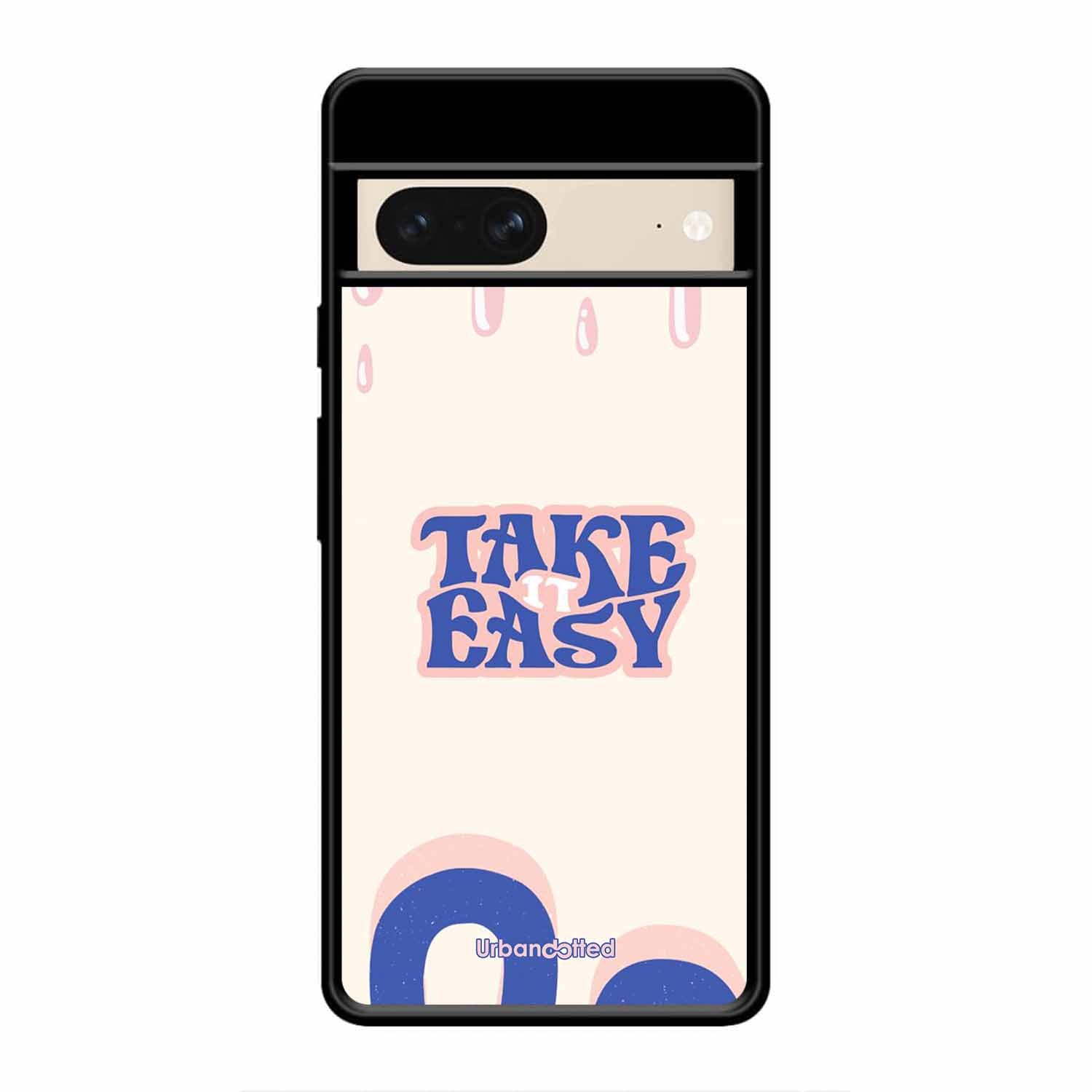 Take It Easy Drip Glass Case For Google Pixel 8