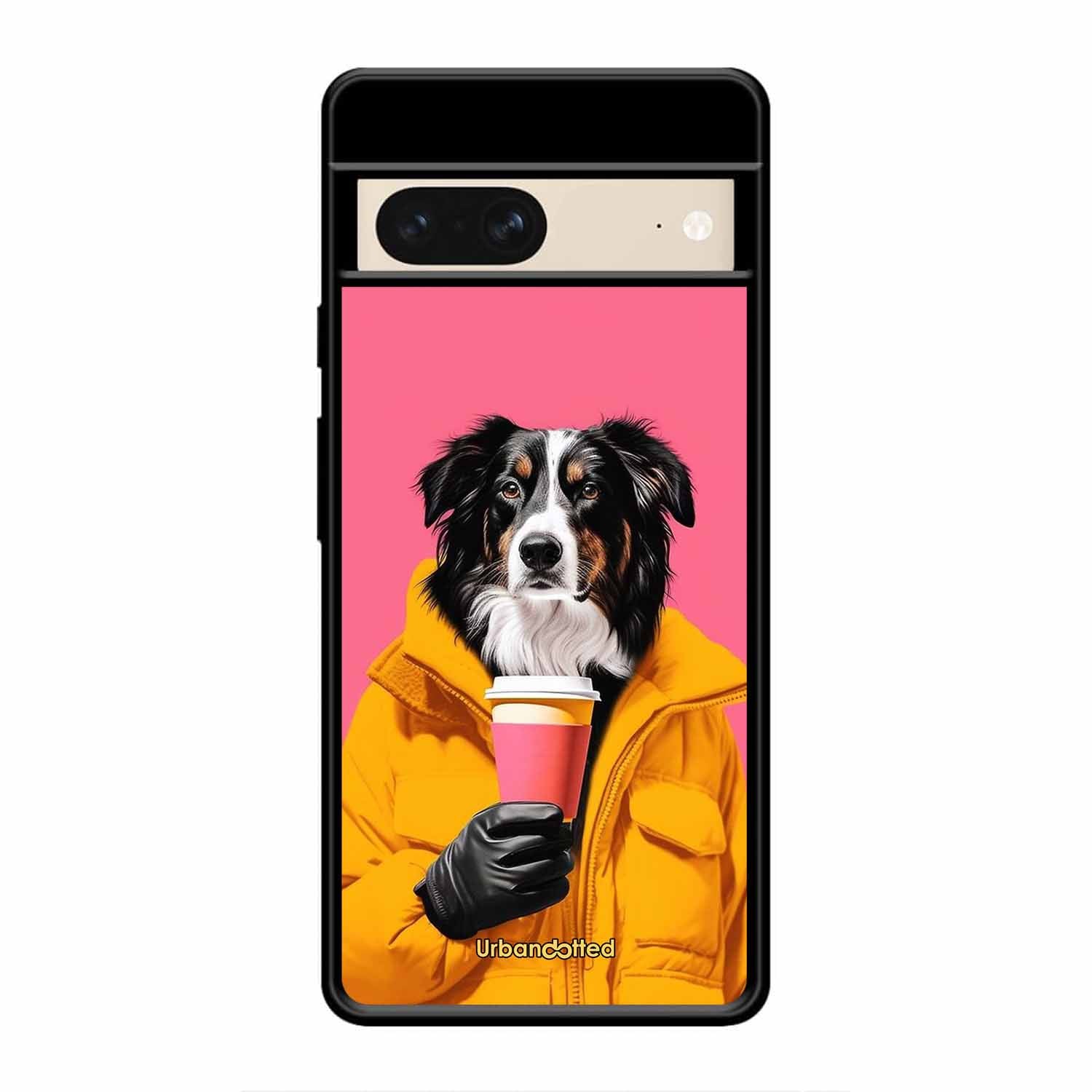 Trendy Dog with Drink Glass Case For Google Pixel 8