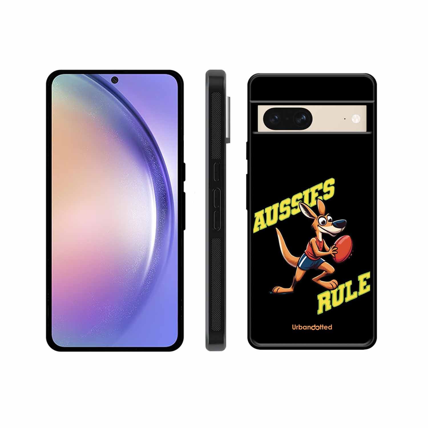 Aussies Rule Football Glass Case For Google Pixel 8