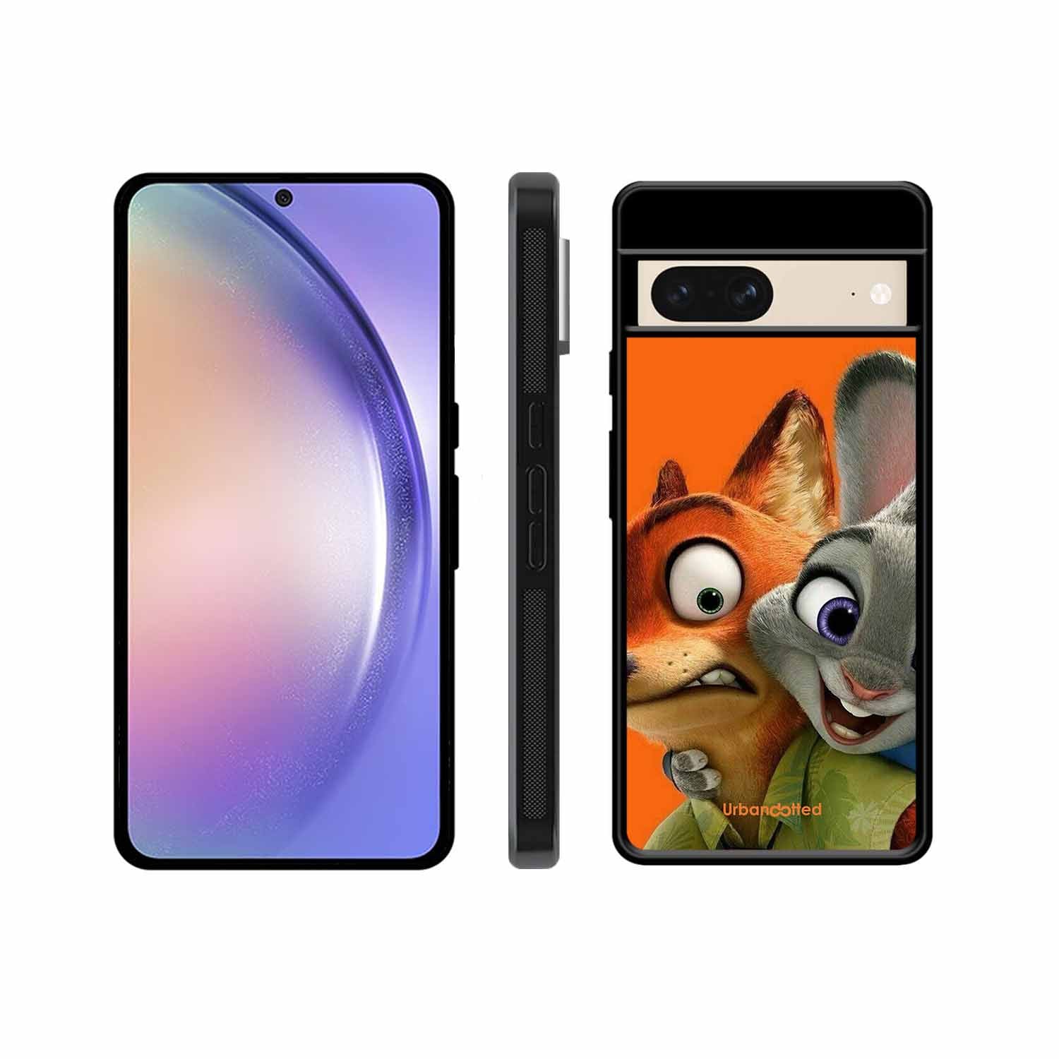 Zootopia Friends Glass Case For Google Pixel 8