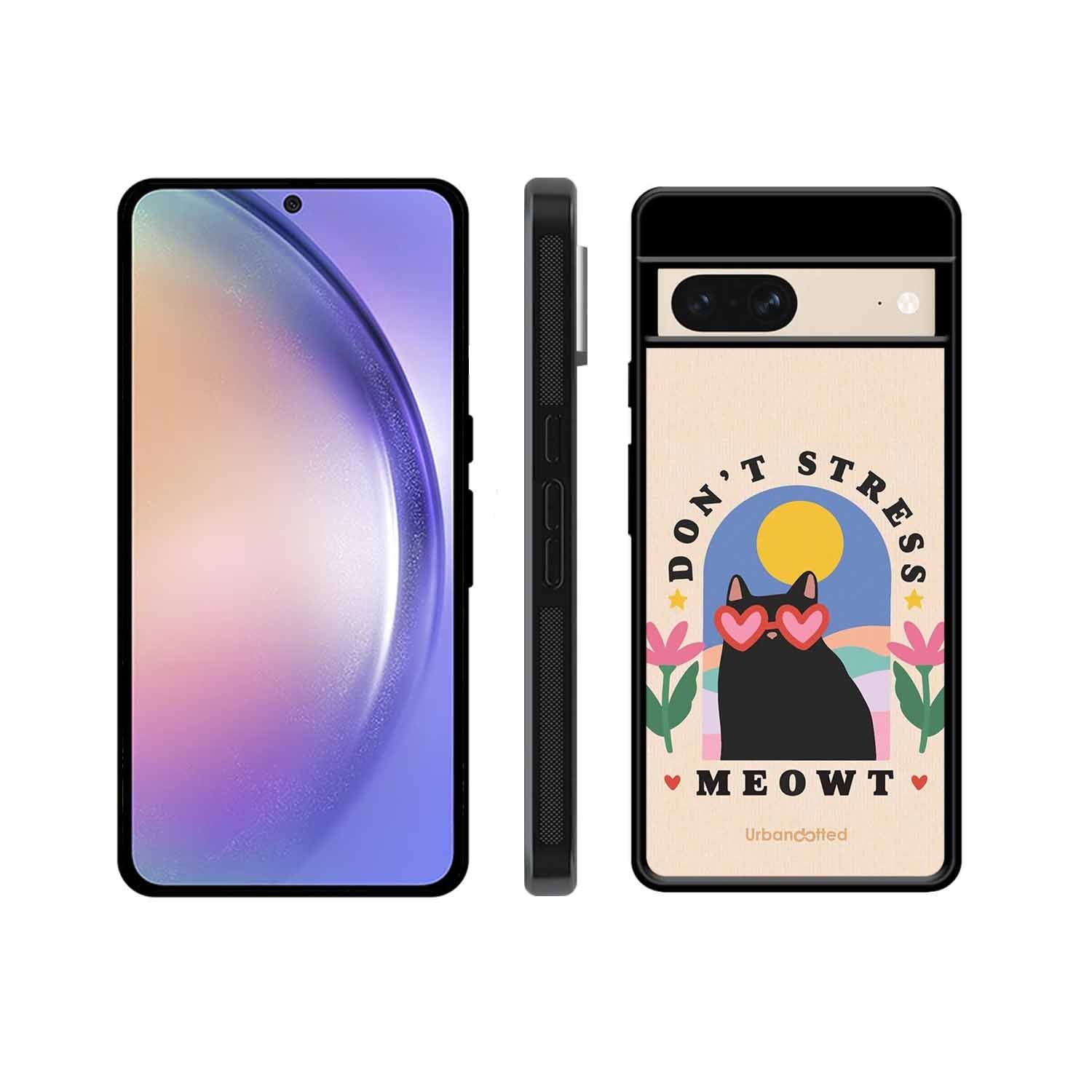 Don't Stress Meowt Glass Case For Google Pixel 8