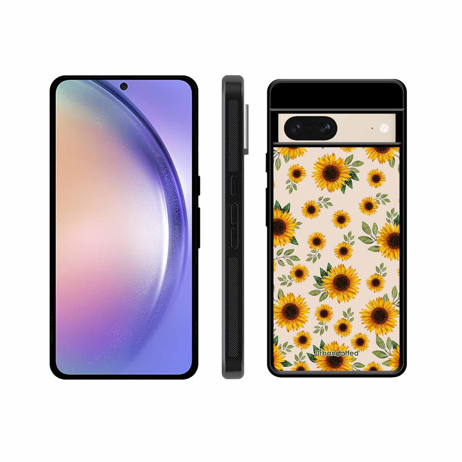 Summer Sunflowers Glass Case For Google Pixel 8