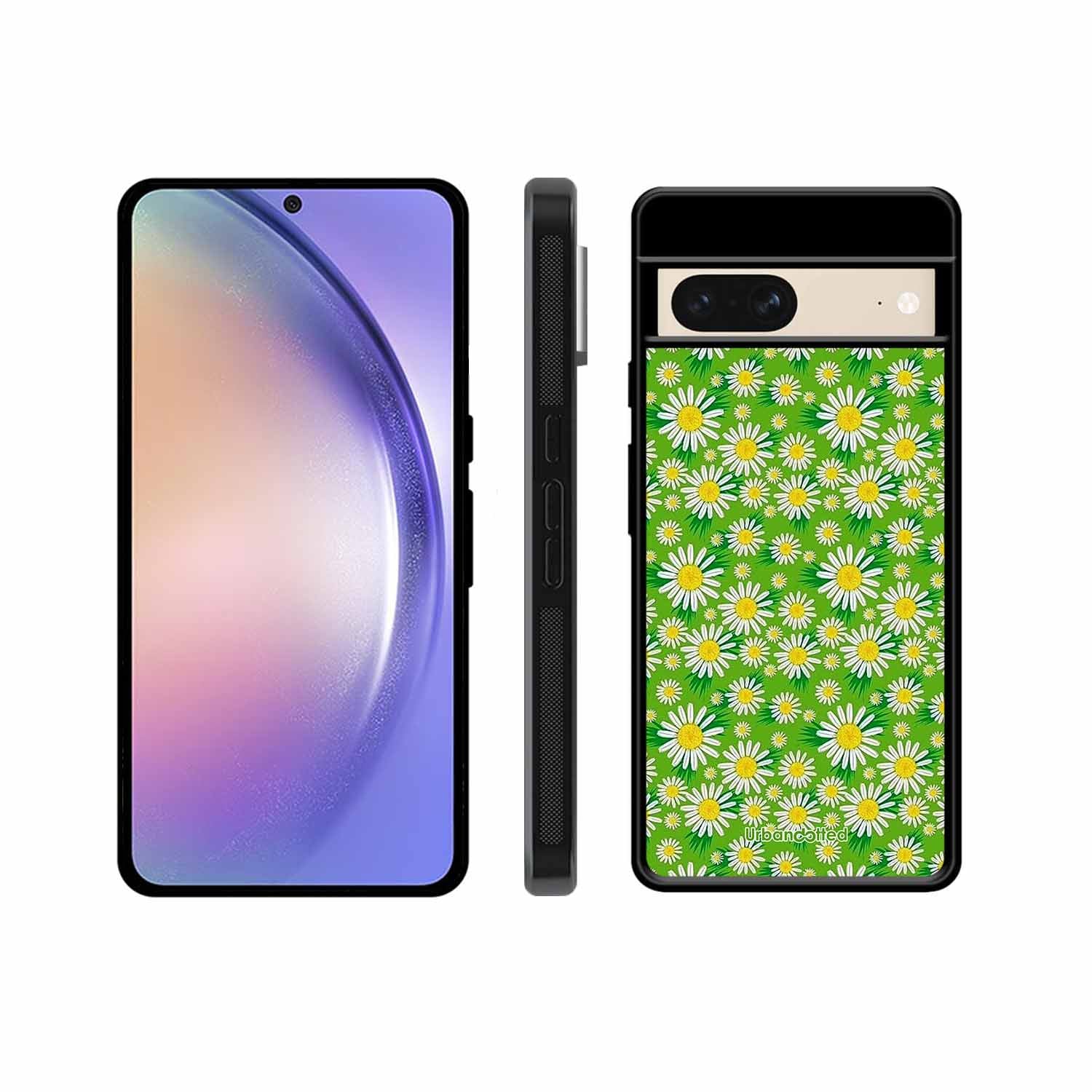 Cheerful Daisy Glass Case For Google Pixel 8