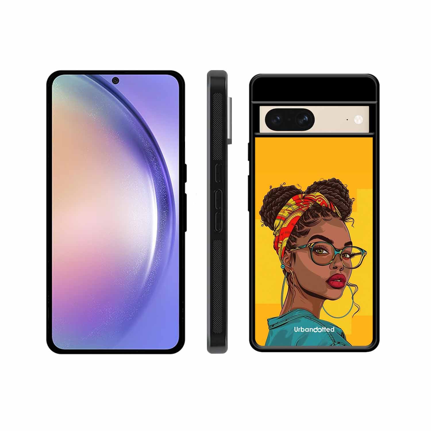Headscarf Beauty Glass Case For Google Pixel 8