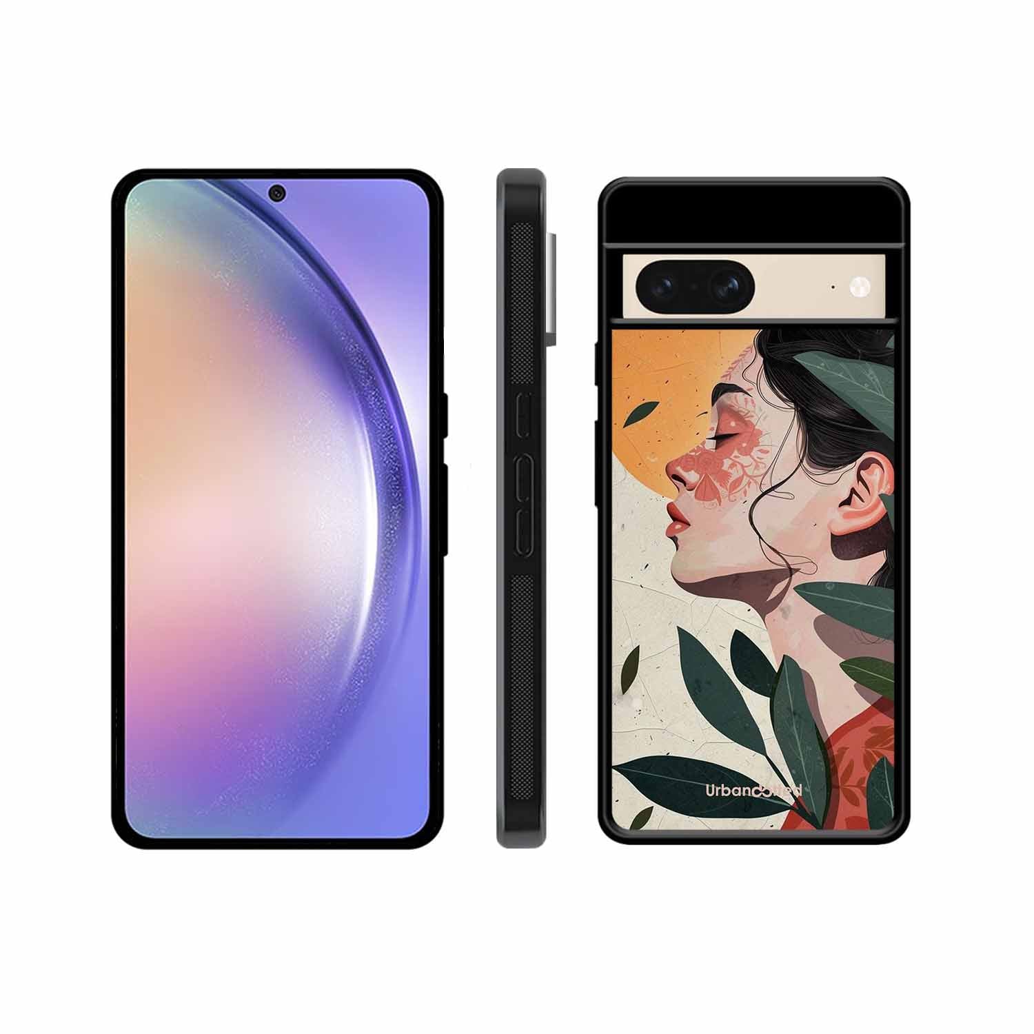Nature's Embrace Glass Case For Google Pixel 8