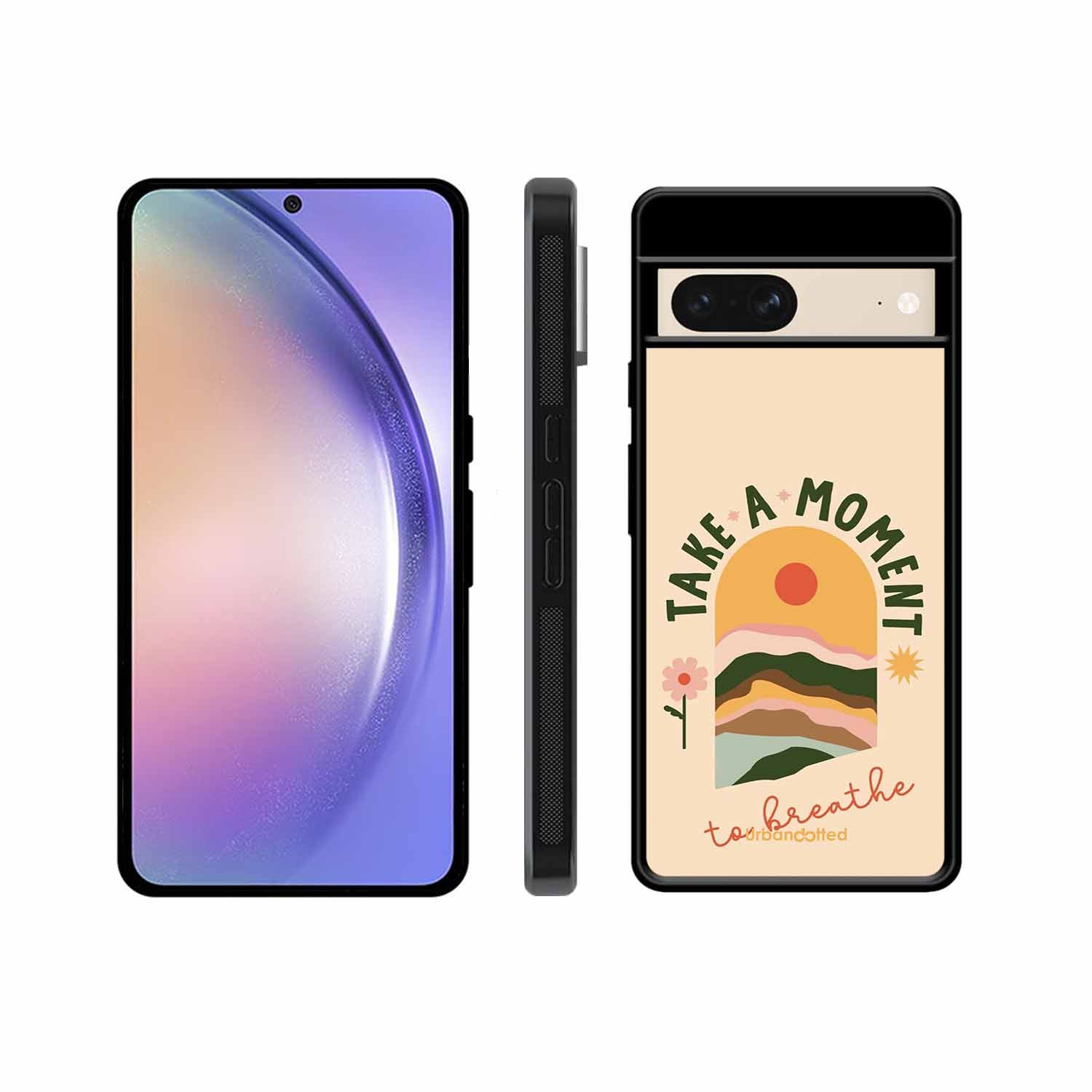 Take A Moment Breathe Glass Case For Google Pixel 8