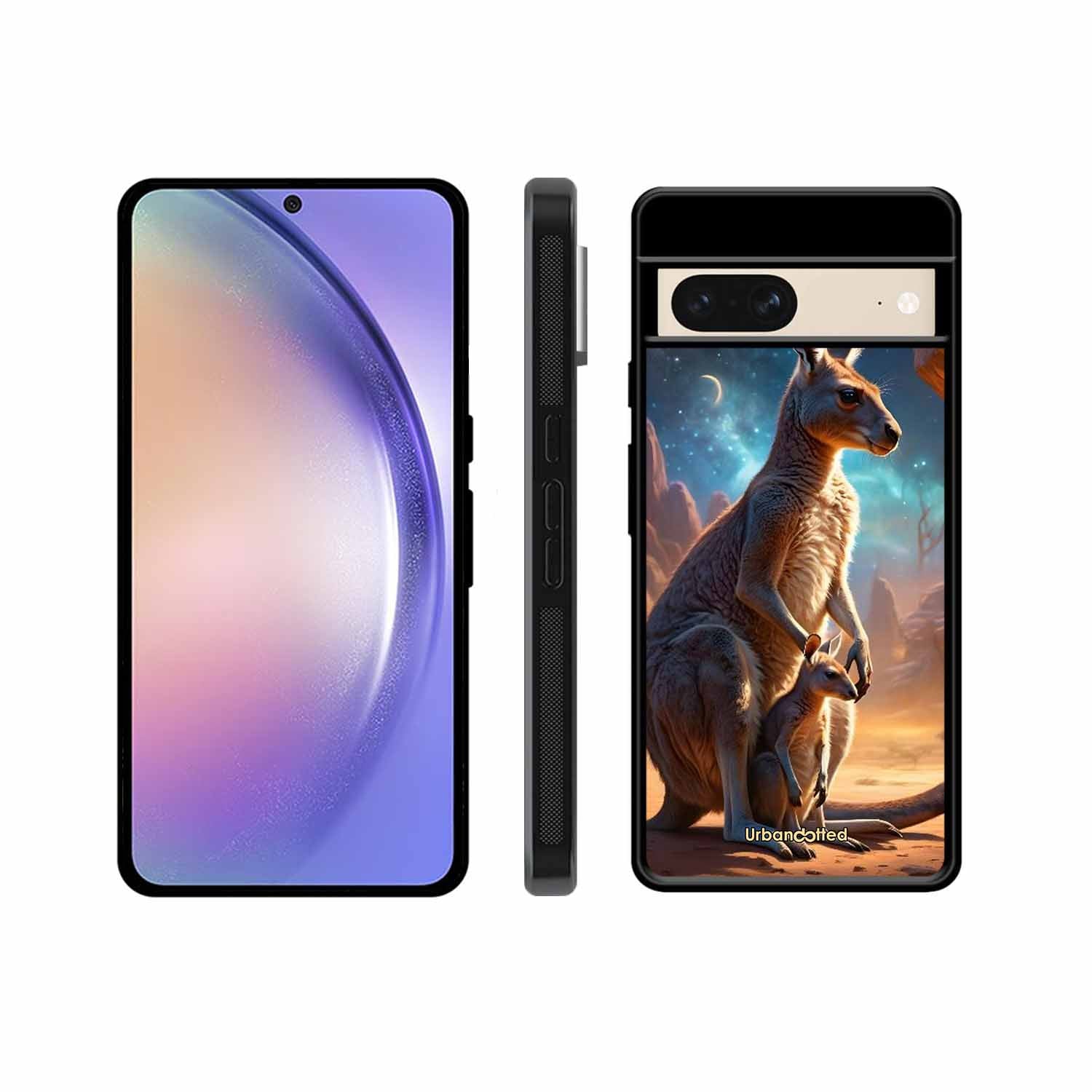 Kangaroo Mother Love Glass Case For Google Pixel 8