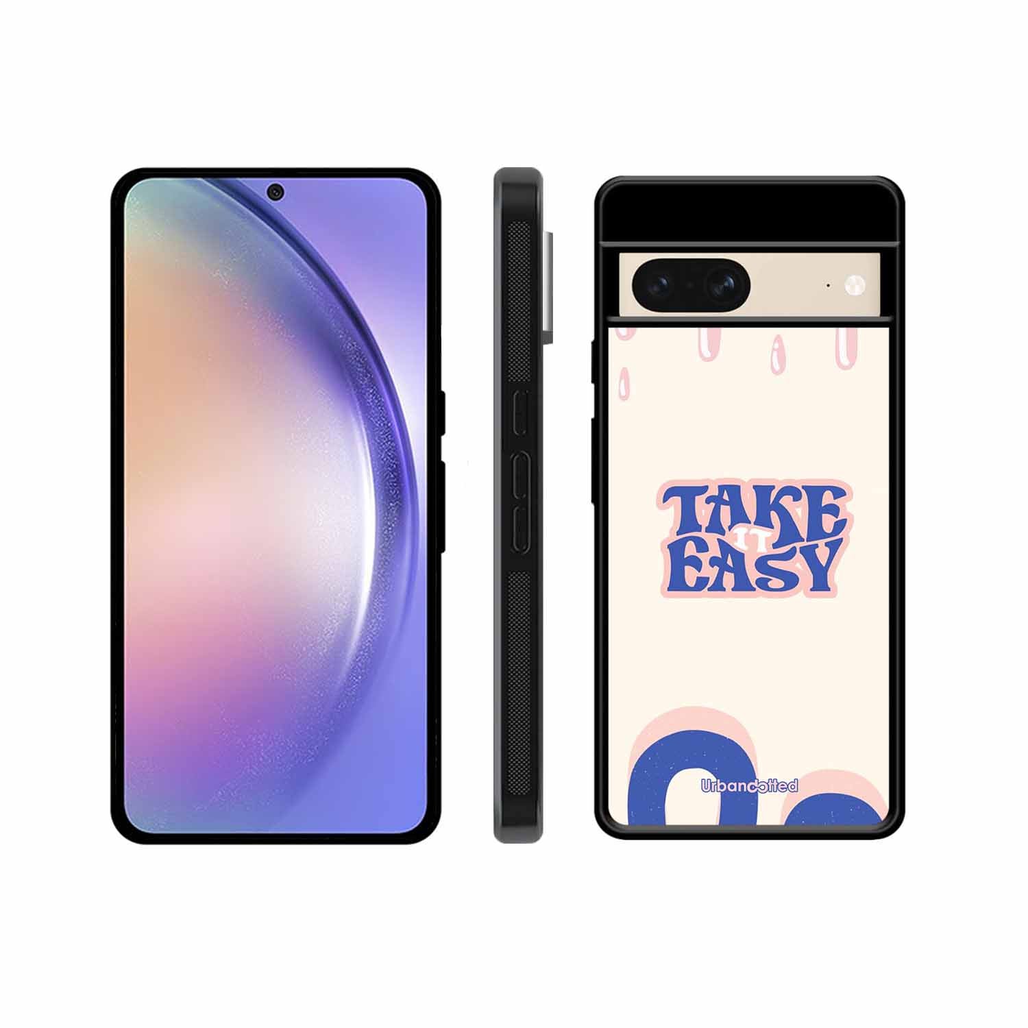 Take It Easy Drip Glass Case For Google Pixel 8