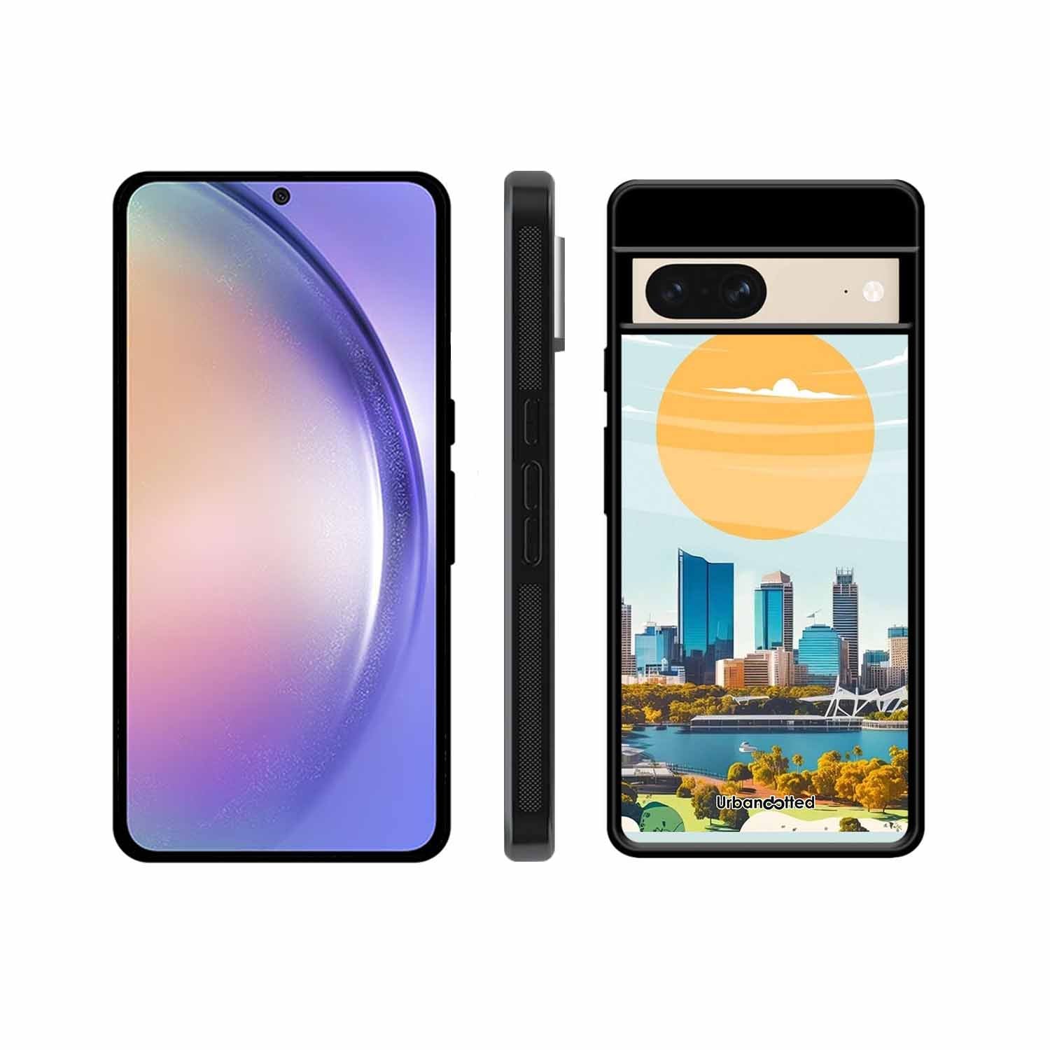 Western Australia Cityscape Glass Case For Google Pixel 8