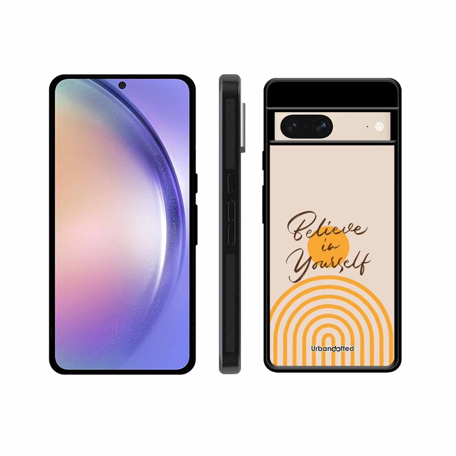 Believe In Yourself Rainbow Glass Case For Google Pixel 8