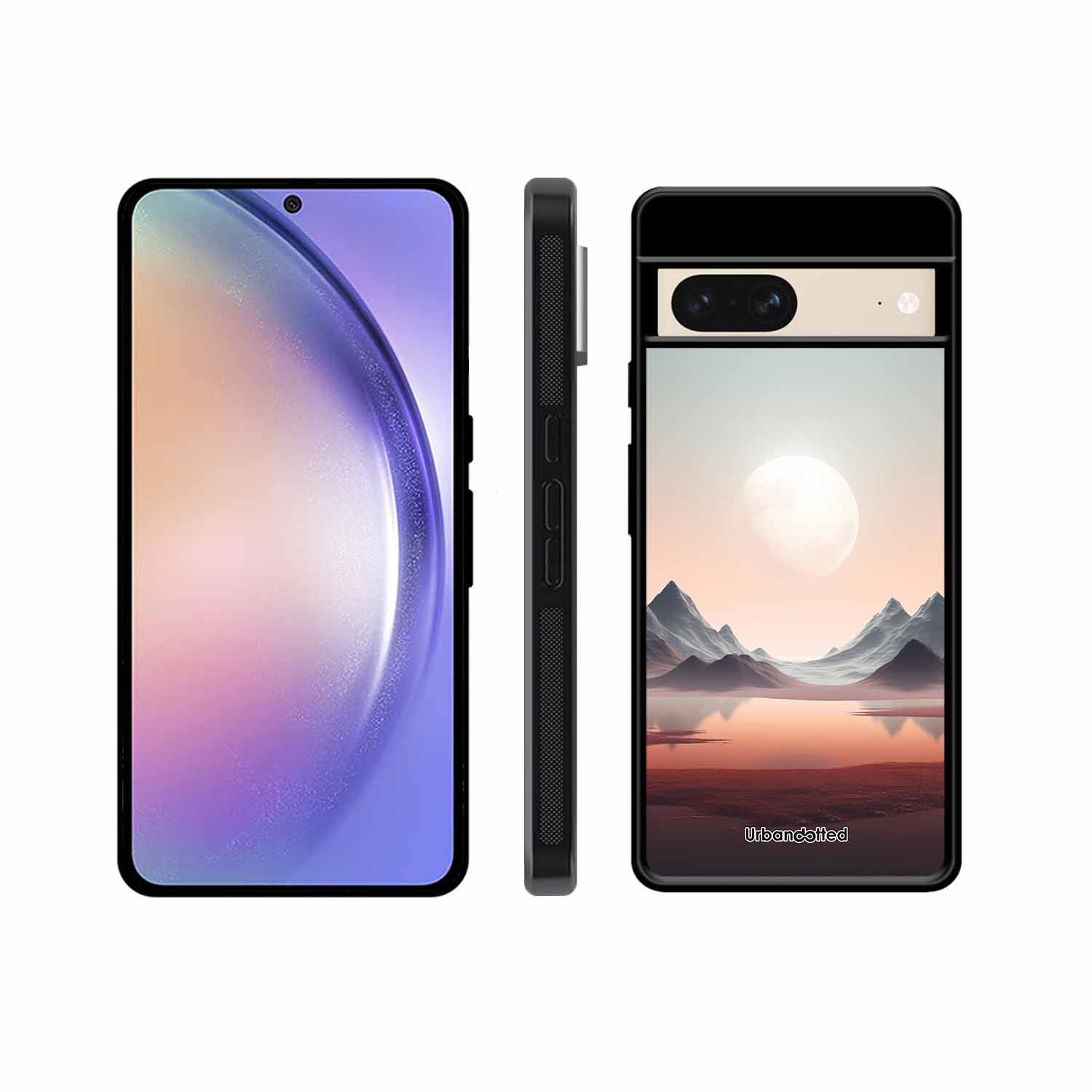 Tranquil Landscape Reflection Glass Case For Google Pixel 8