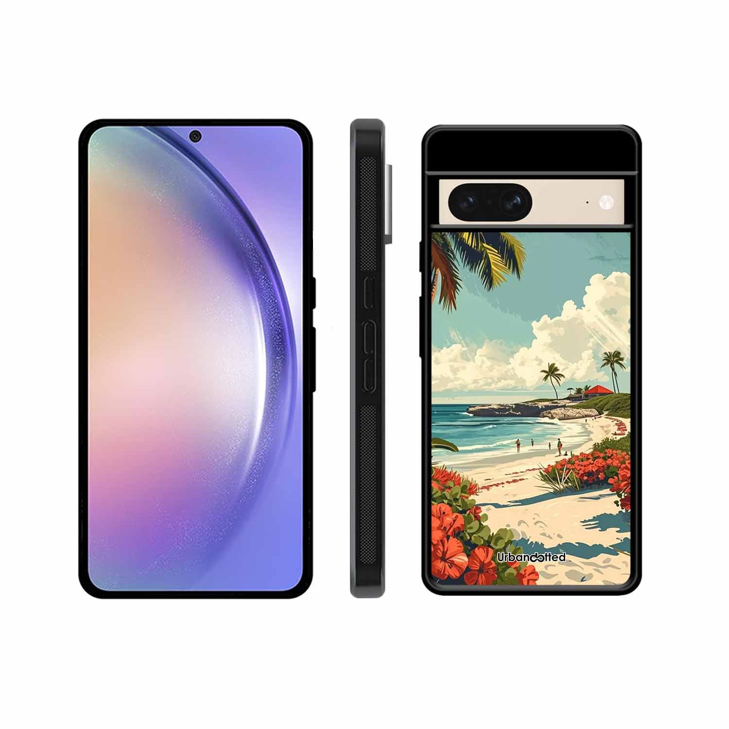 Tropical Beach Paradise Glass Case For Google Pixel 8