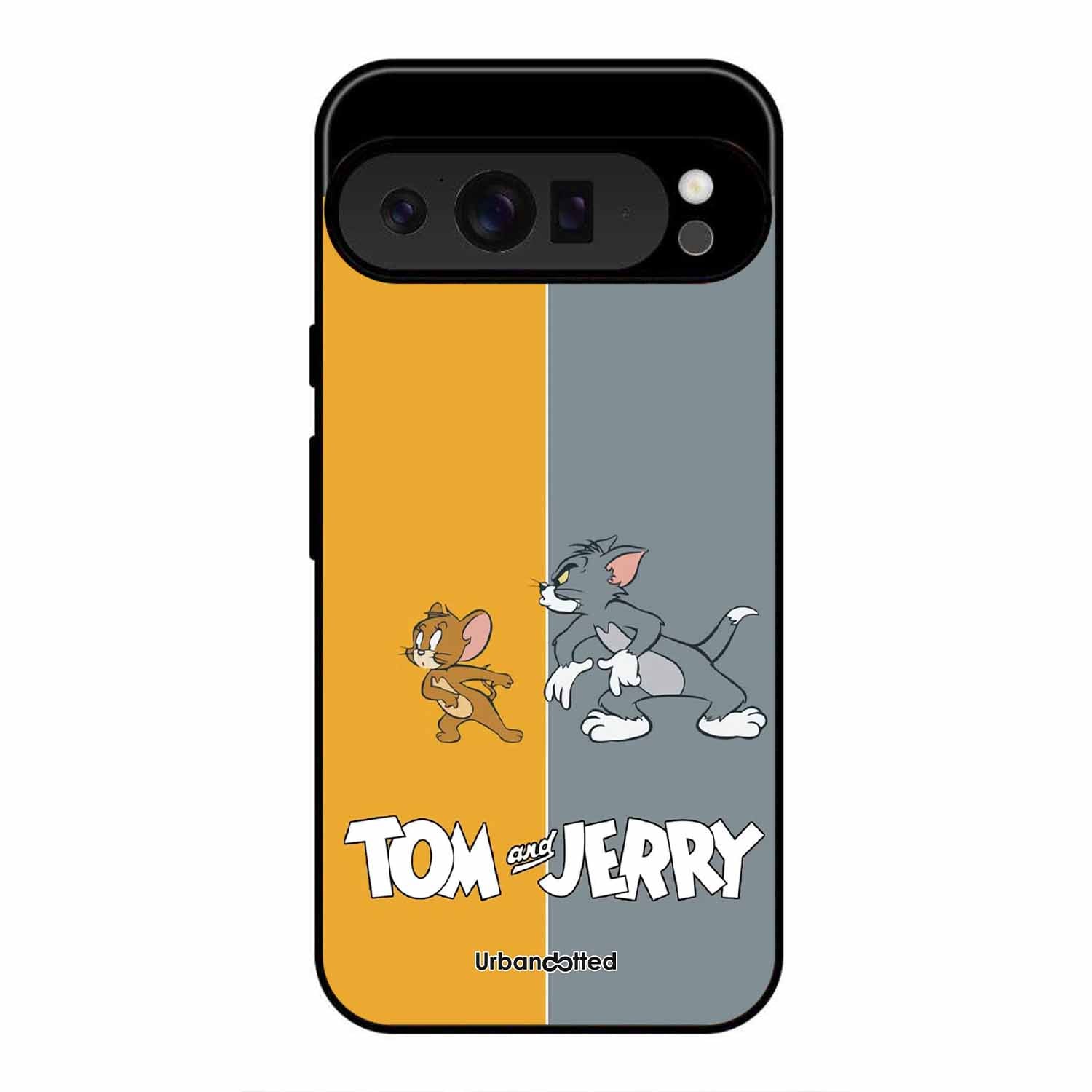 Tom and Jerry Chase Glass Case For Google Pixel 9 Pro