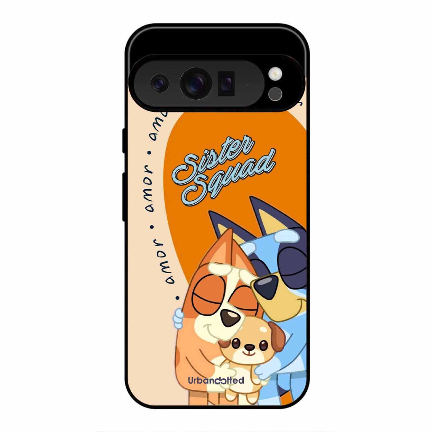 Aussie Cartoon Sisters Glass Case For Google Pixel 9 Pro