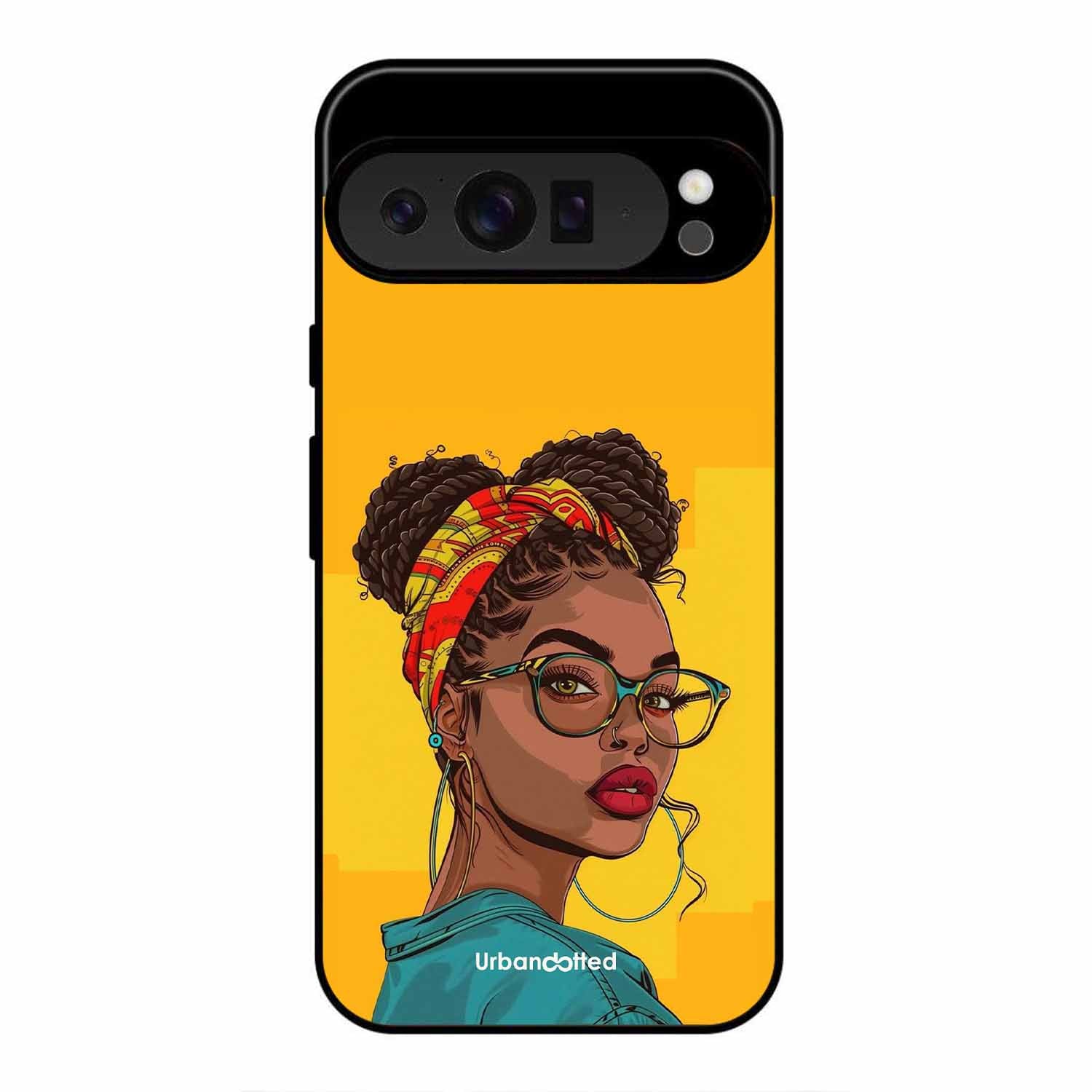 Headscarf Beauty Glass Case For Google Pixel 9 Pro XL