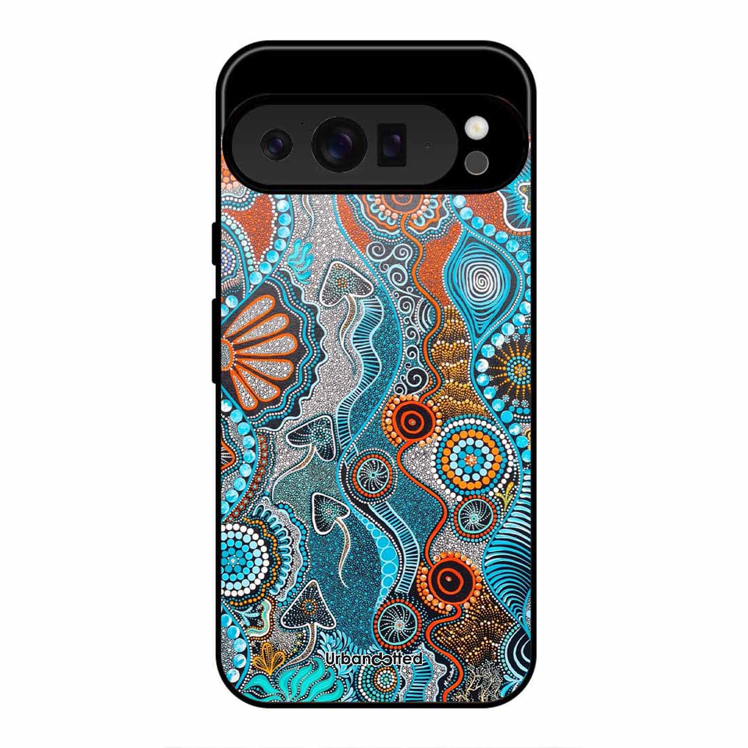 Aboriginal Art Story Glass Case For Google Pixel 9 Pro