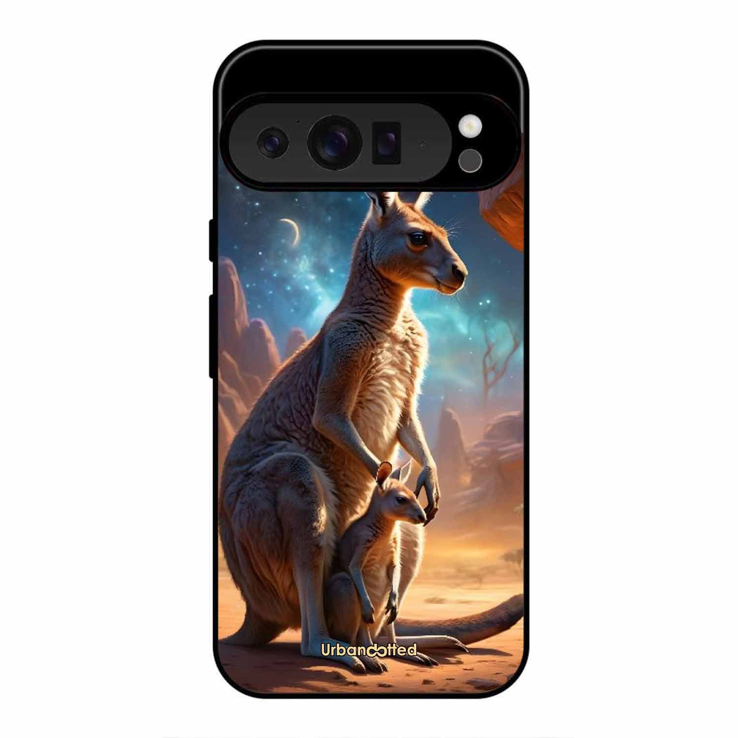 Kangaroo Mother Love Glass Case For Google Pixel 9 Pro