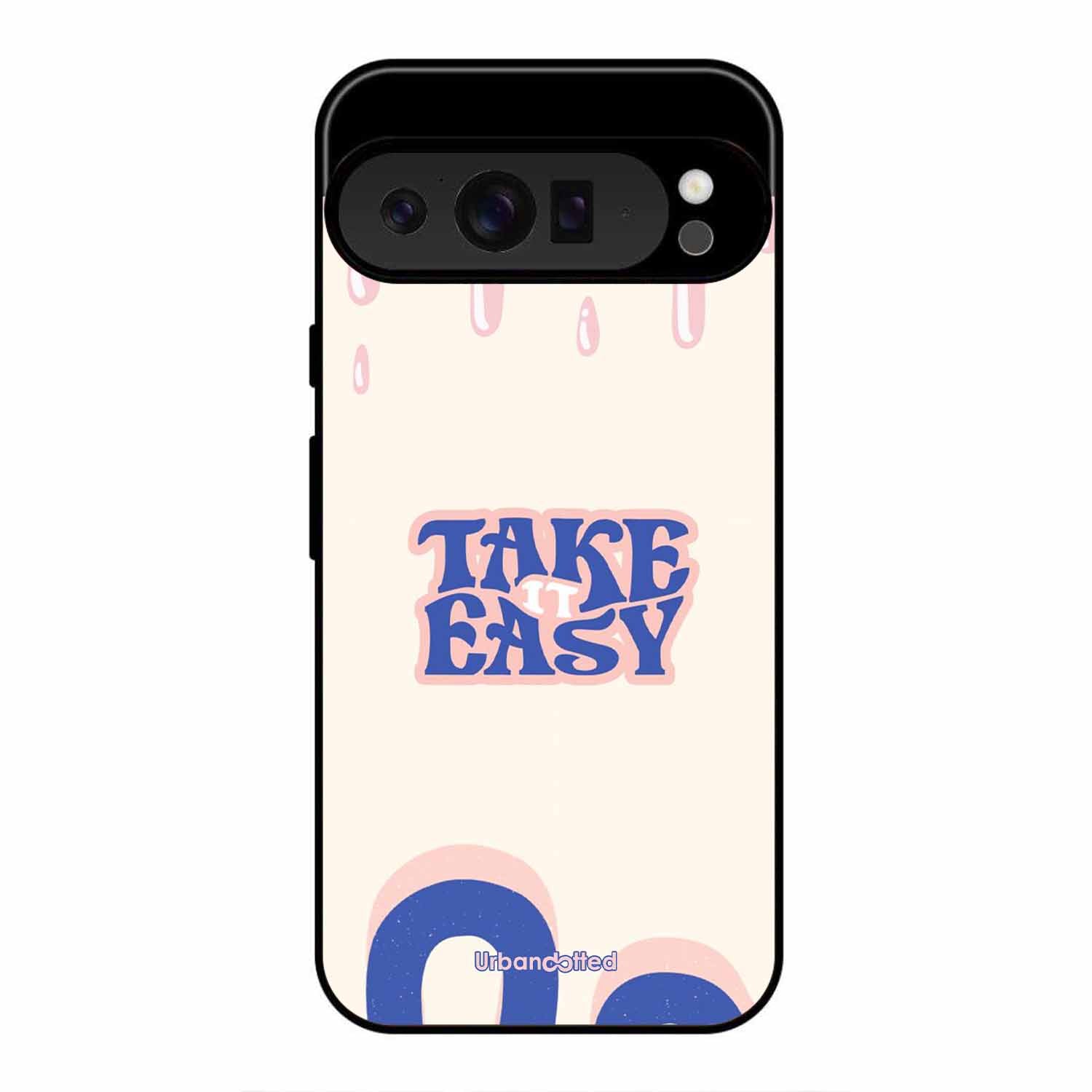 Take It Easy Drip Glass Case For Google Pixel 9 Pro XL
